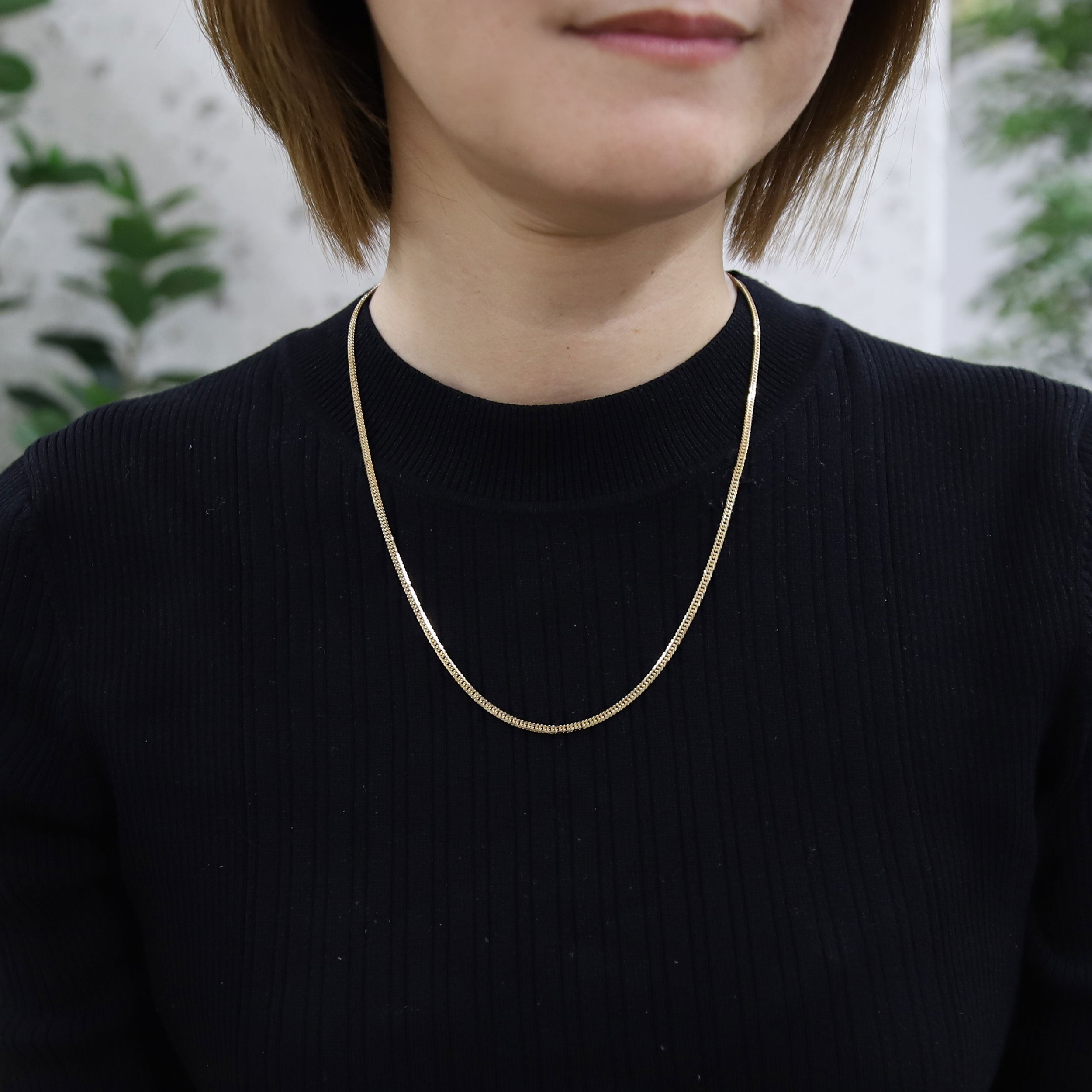 【2点限定】K18イエローゴールドネックレス(喜平6面ダブルカット/10g/50cm)≪JNKY2007≫
