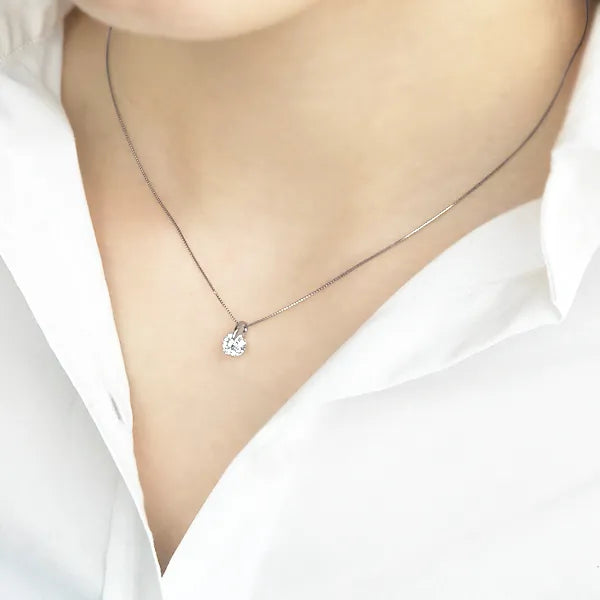 【6点限定】ダイヤモンド プラチナネックレス(0.7カラットUP/Mup/I1/EX/DGL鑑定書付)《JPDD1452》