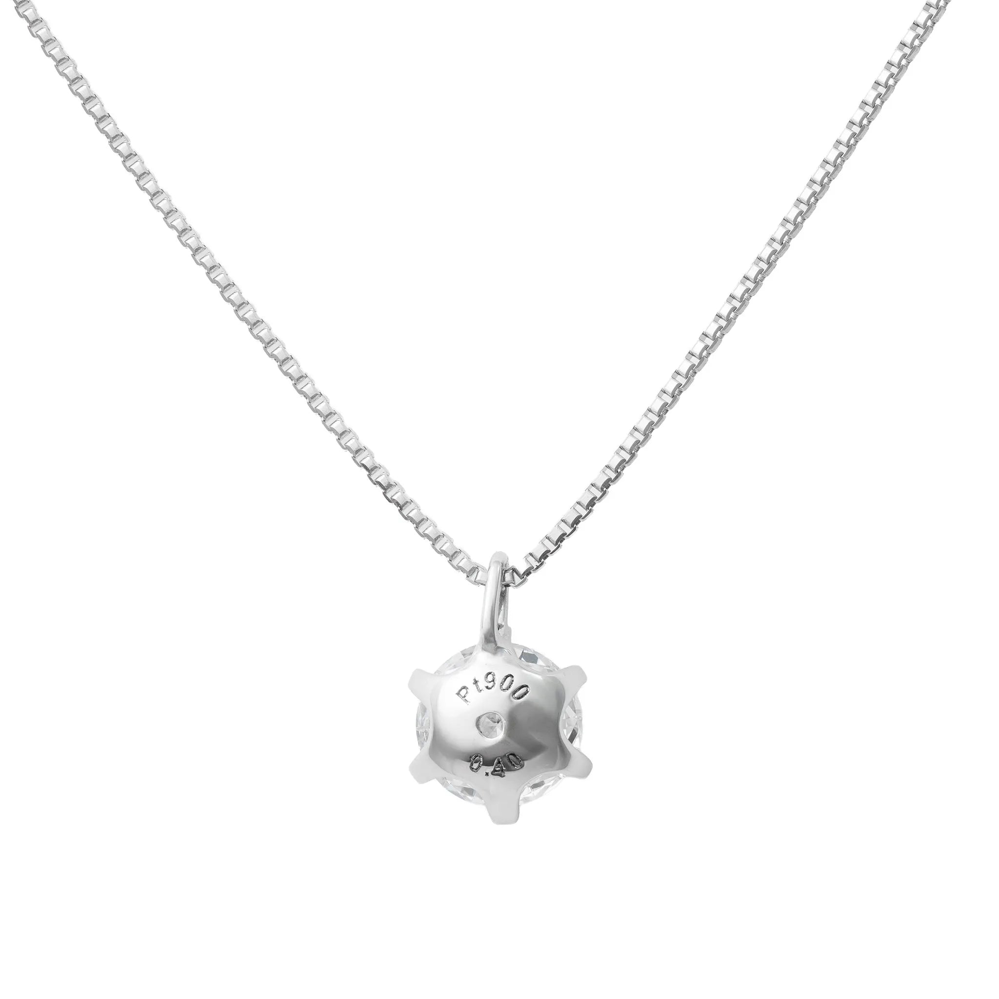 ダイヤモンド ネックレス 一粒 プラチナ 0.4カラット 鑑定書付 0.45ct Dカラー VVS2クラス 3EXカット GIA 通販