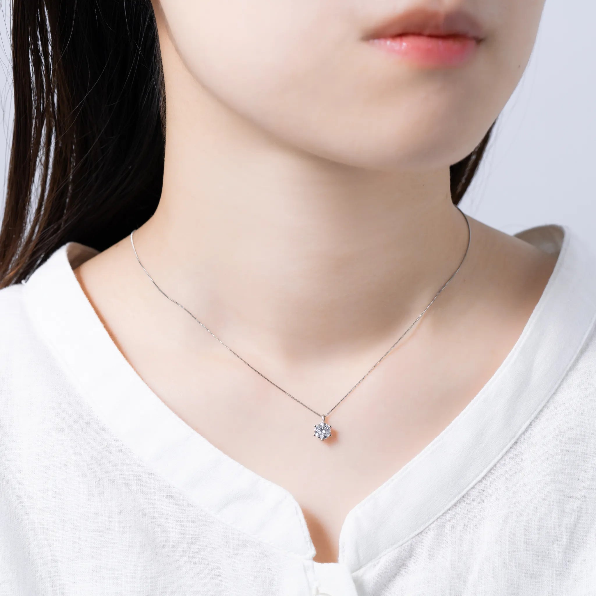 ダイヤモンド ネックレス プラチナ 一粒 0.7ct 鑑定書付 0.70ctup Eカラー IFクラス 3EXカット H&C CGL 高島屋 プラチナ0.7ctダイヤ一粒石ペンダント | ＴＢＳショッピング