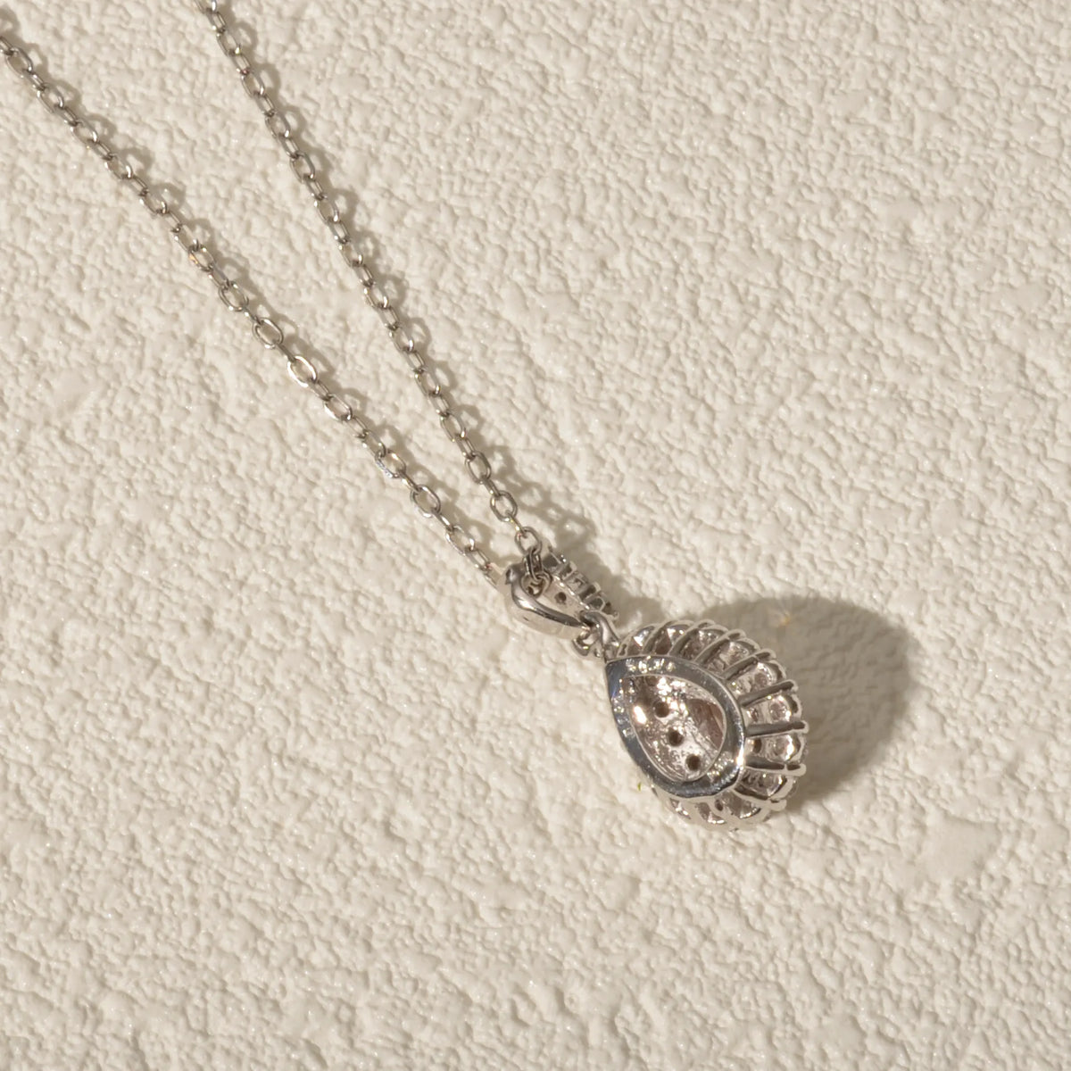 【限定1点】ピンクダイヤモンド/ダイヤモンド プラチナネックレス(FDOP/0.147ct/グレーディングレポート付/4月誕生石)《JPDD2116》