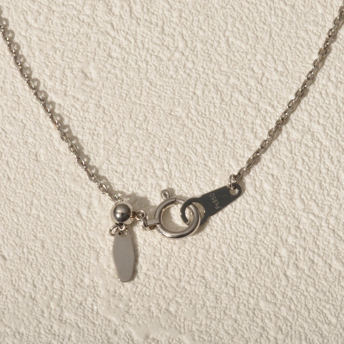 【限定1点】ピンクダイヤモンド/ダイヤモンド プラチナネックレス(FVP/0.114ct/グレーディングレポート付/4月誕生石)《JPDD2117》