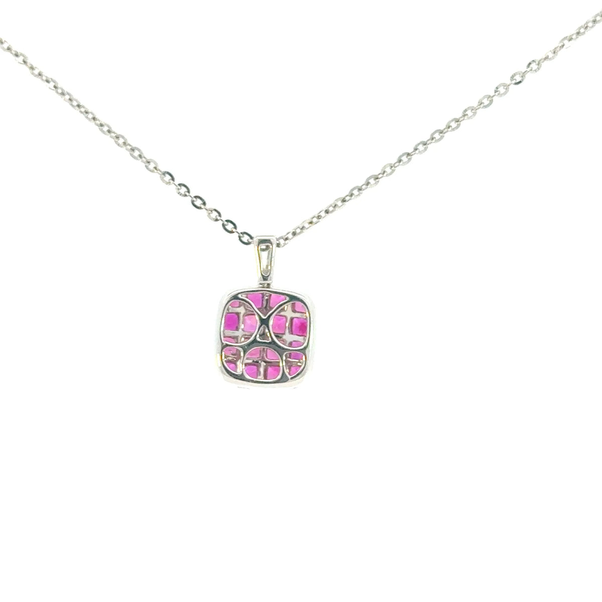 【限定1点】ルビー/ダイヤモンド K18ネックレス(計2.1ct/7月誕生石)《JPDN2131》