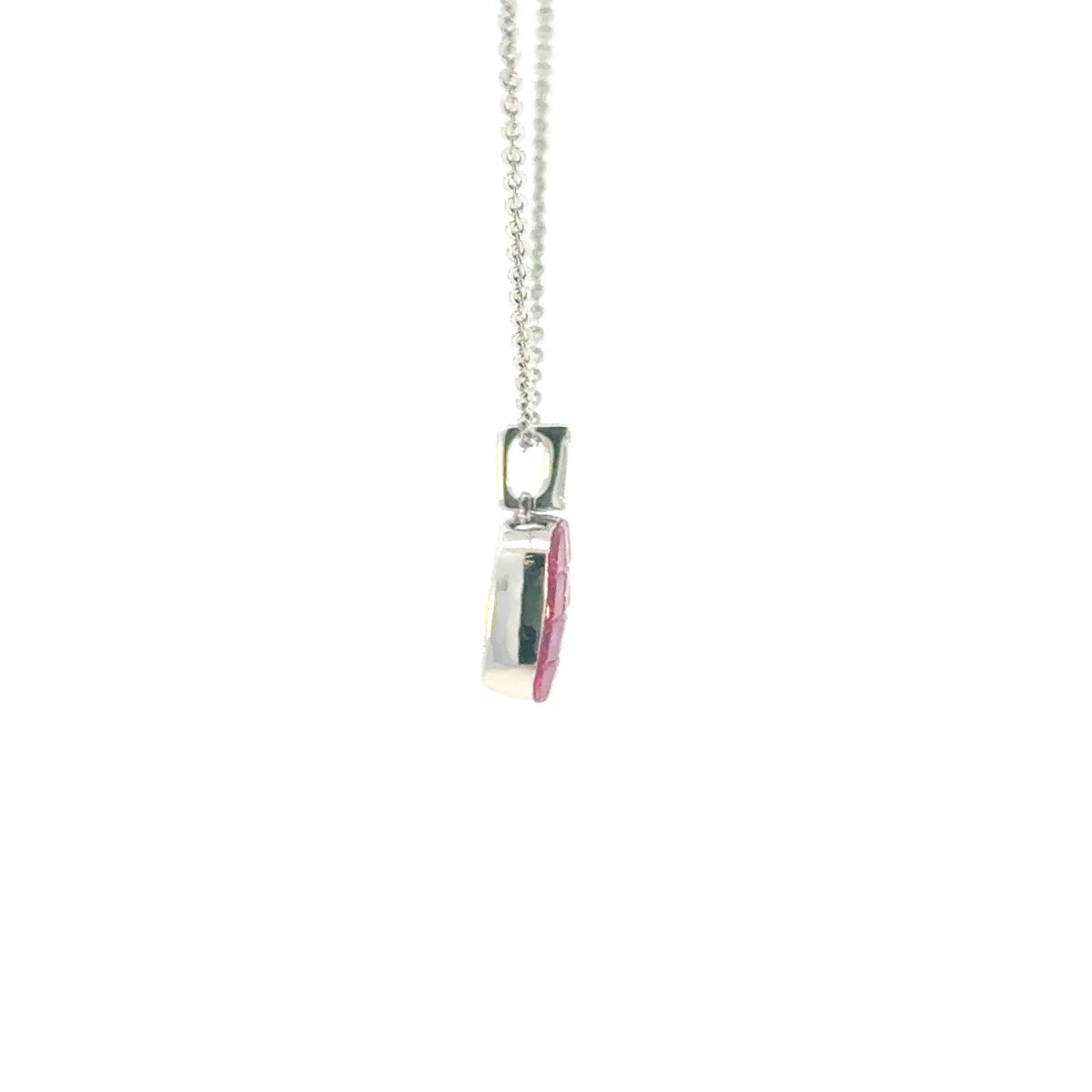 【限定1点】ルビー/ダイヤモンド K18ネックレス(計2.1ct/7月誕生石)《JPDN2131》