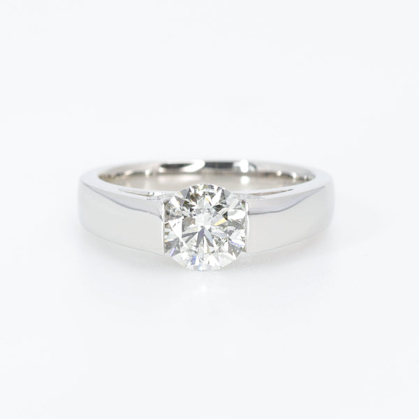 ダイヤモンド プラチナリング(1.0カラット/一粒/4月誕生石