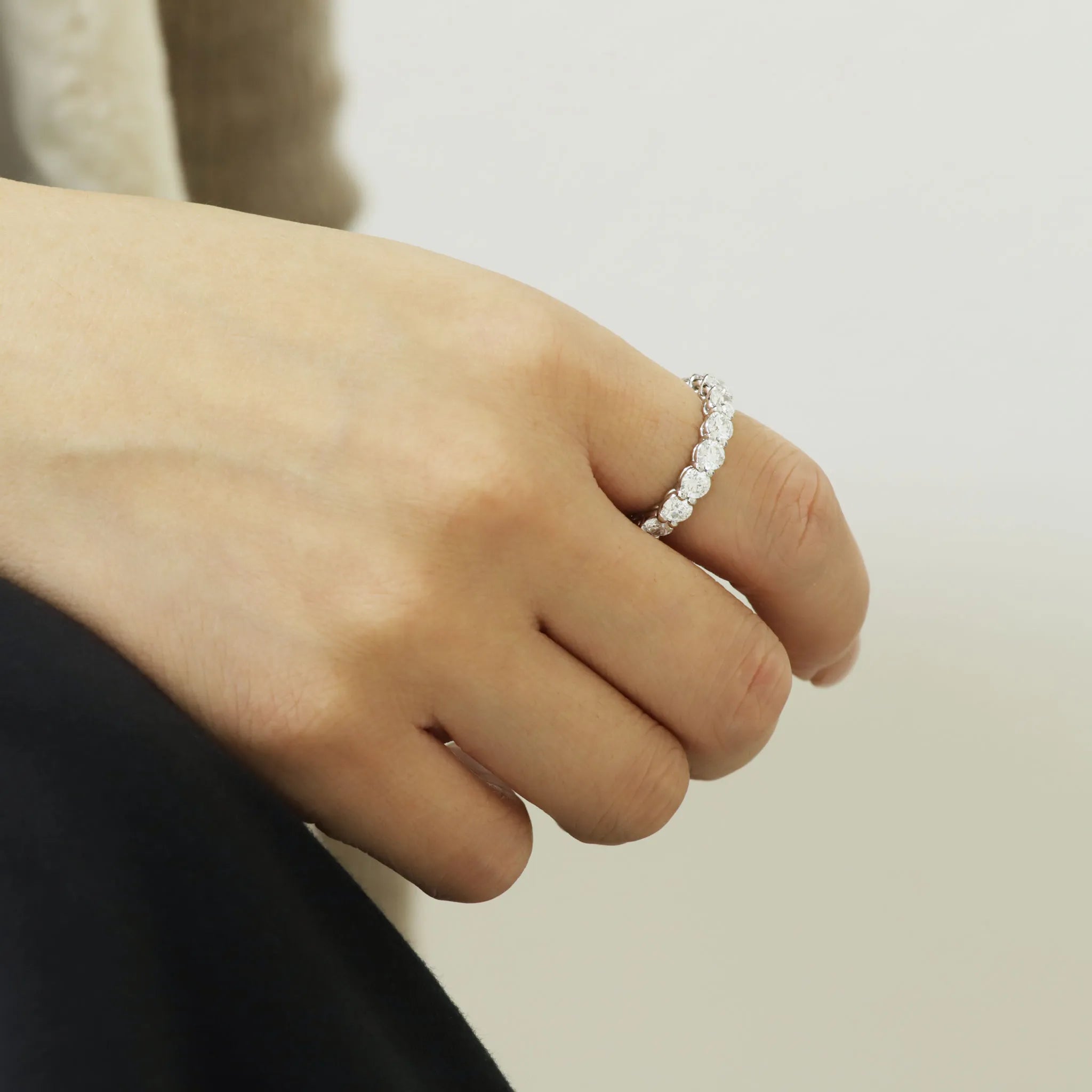 ダイヤモンド PTリング(計2.0カラット/Dカラー/VVS1/3EX(H&C)/4月誕生石/グレーディングレポート付き)《JRGD1362》