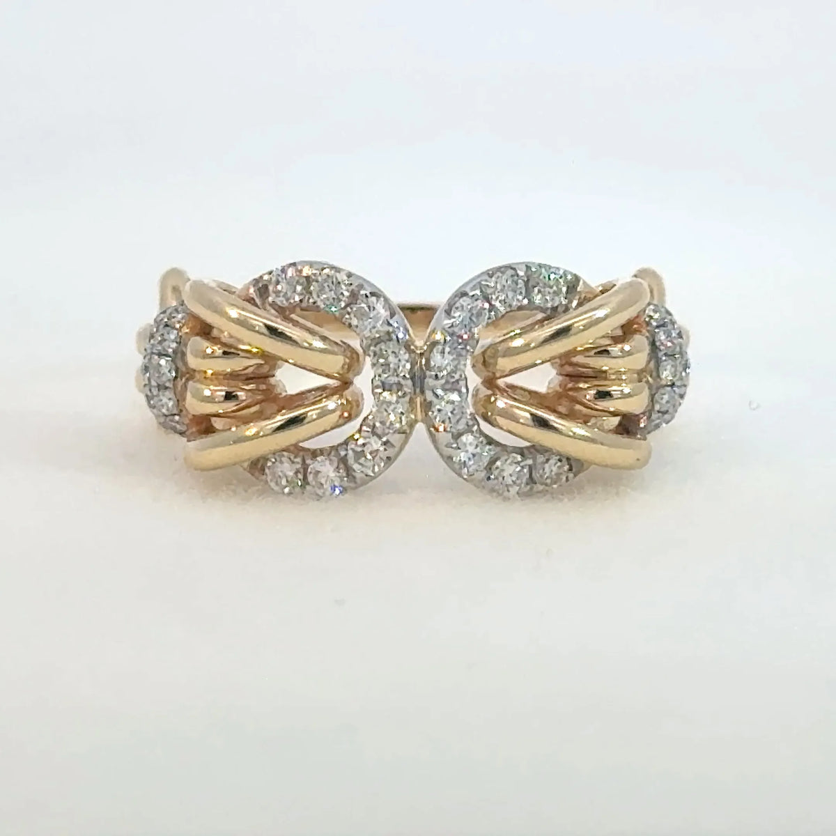 【限定1点】ダイヤモンド K18リング(計0.32ct/4月誕生石)《JRGD2079》