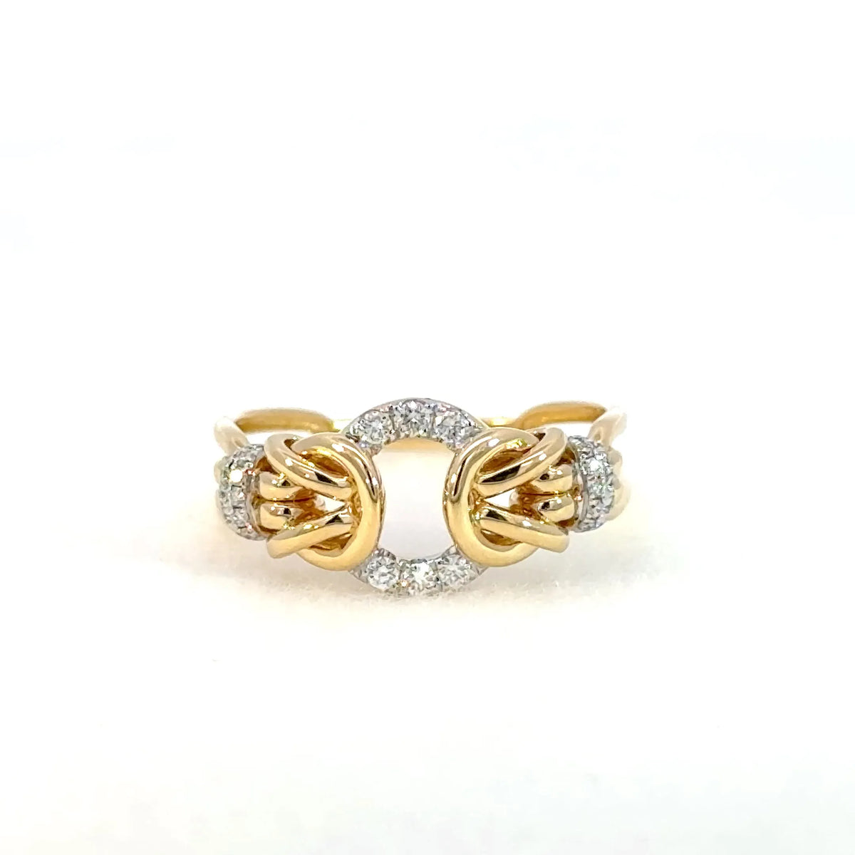 【限定1点】ダイヤモンド K18リング(計0.13ct/4月誕生石)《JRGD2080》