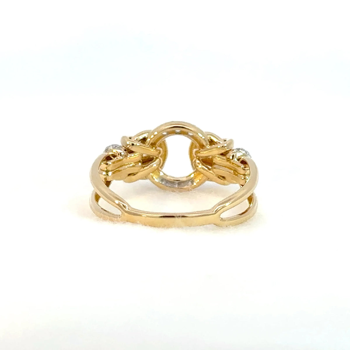 【限定1点】ダイヤモンド K18リング(計0.13ct/4月誕生石)《JRGD2080》
