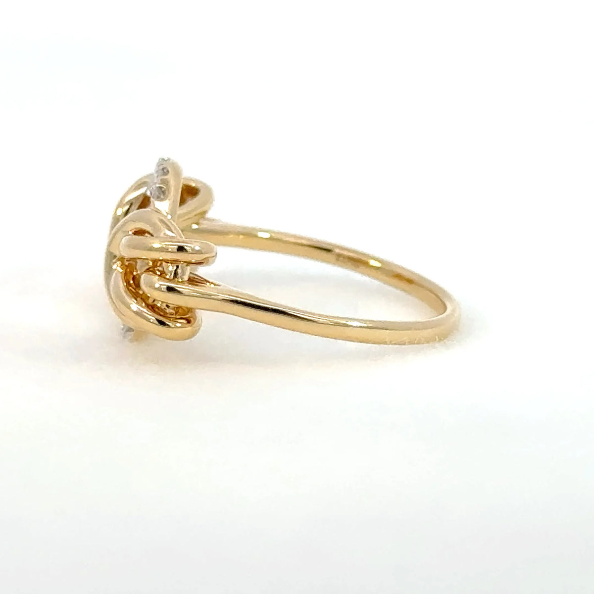 【限定1点】ダイヤモンド K18リング(計0.11ct/4月誕生石)《JRGD2081》