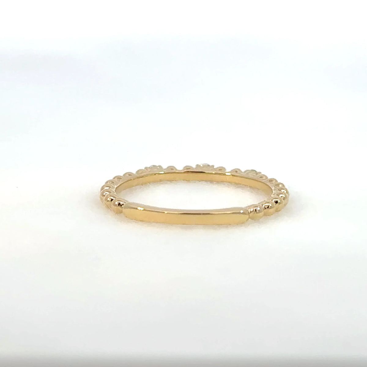 【限定1点】ダイヤモンド K18リング(計0.07ct/4月誕生石)《JRGD2086》