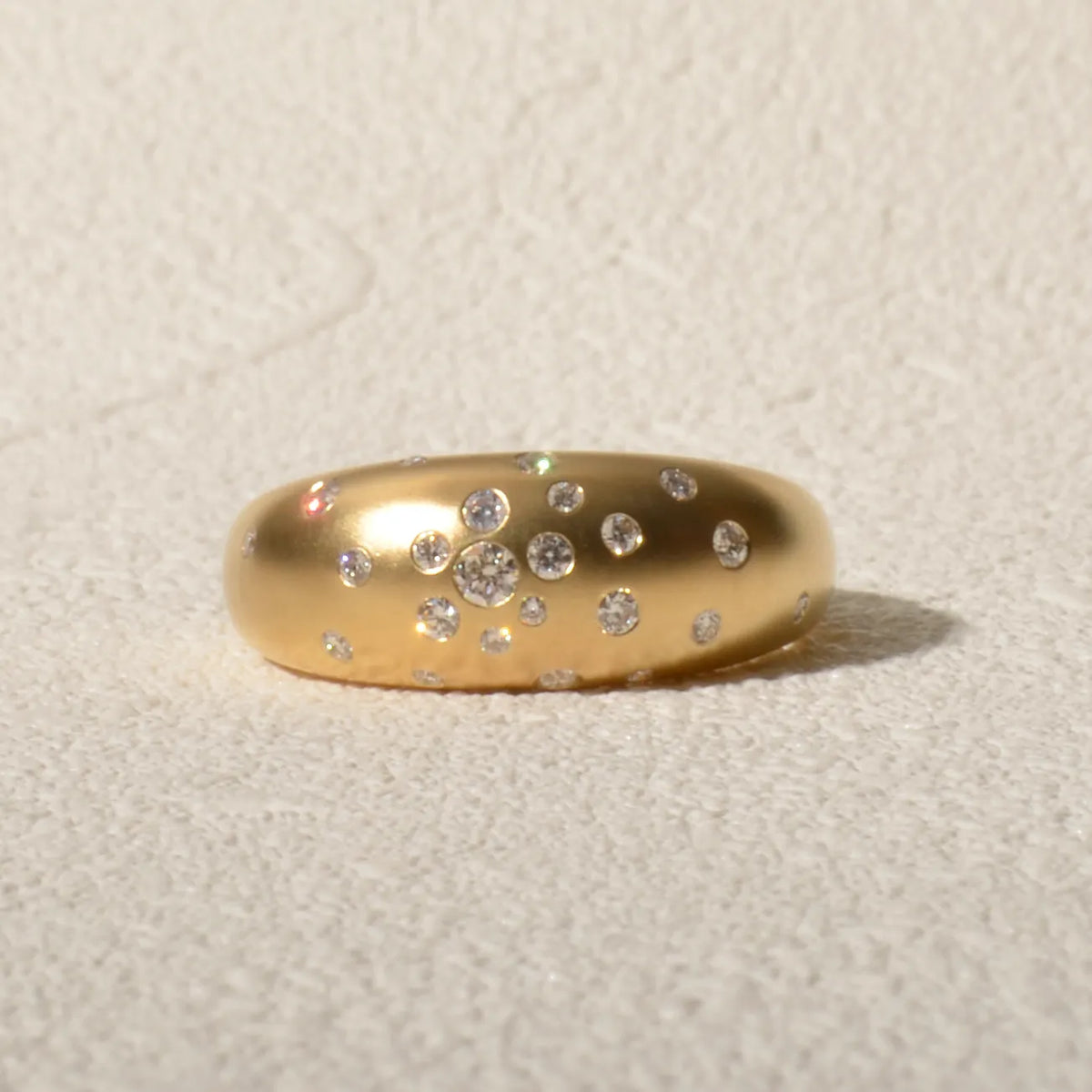 【限定1点】ダイヤモンド K18リング(計0.20ct/4月誕生石)《JRGD2088》
