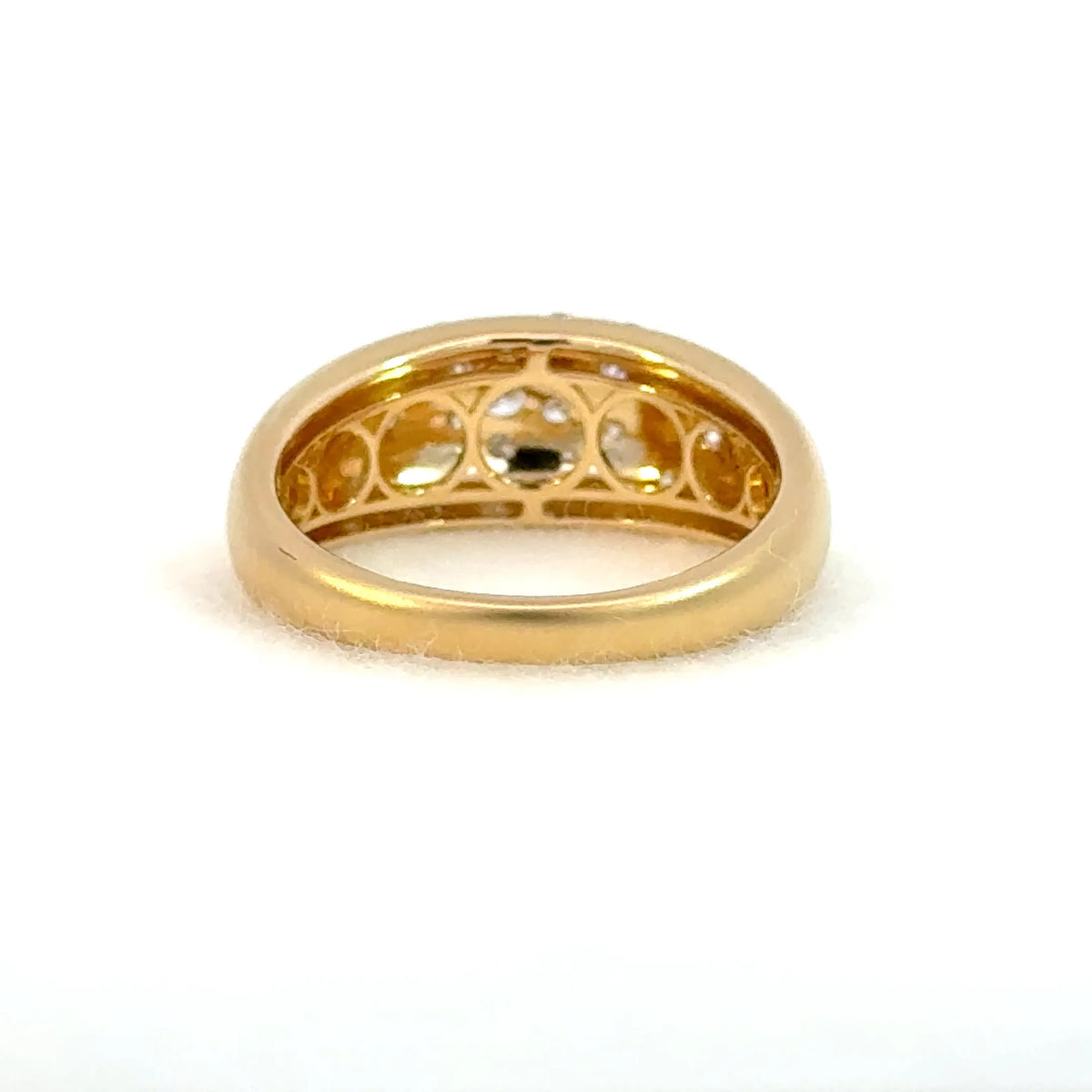 【限定1点】ダイヤモンド K18リング(計0.20ct/4月誕生石)《JRGD2088》