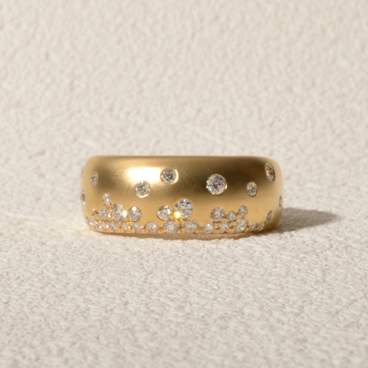 【限定1点】ダイヤモンド K18リング(計0.37ct/4月誕生石)《JRGD2090》