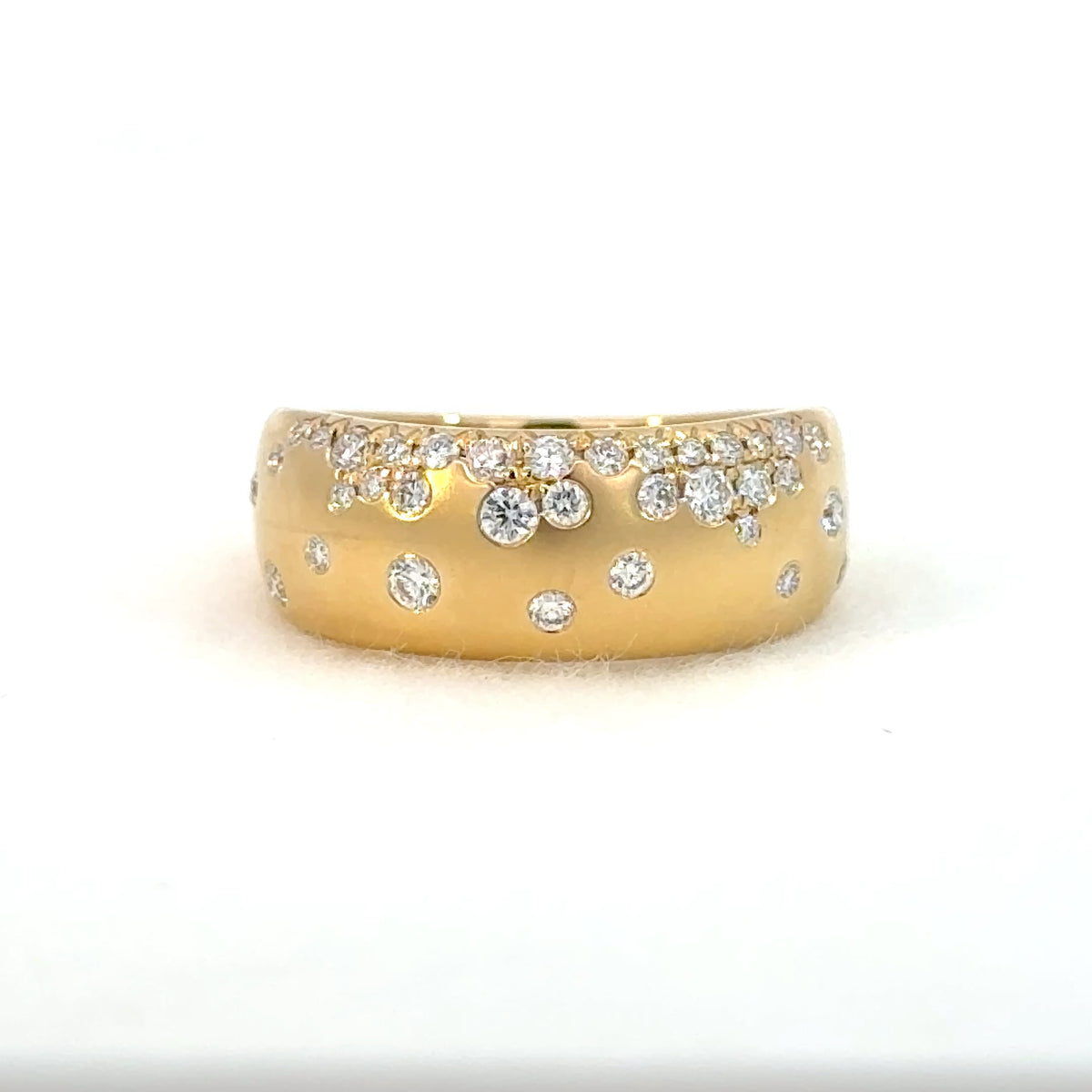 【限定1点】ダイヤモンド K18リング(計0.37ct/4月誕生石)《JRGD2090》
