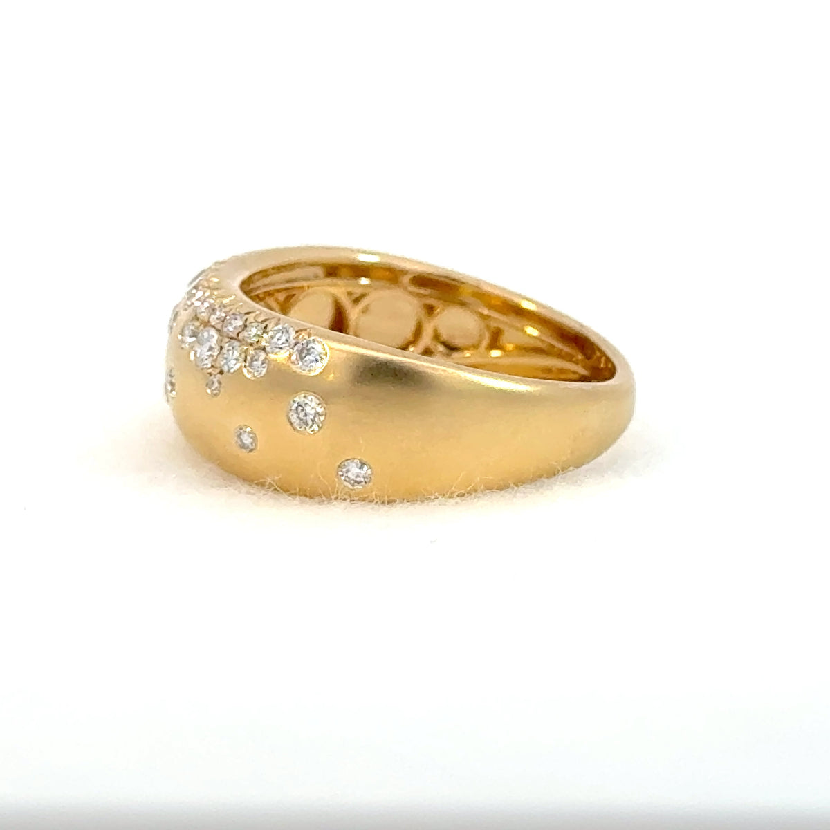 【限定1点】ダイヤモンド K18リング(計0.37ct/4月誕生石)《JRGD2090》