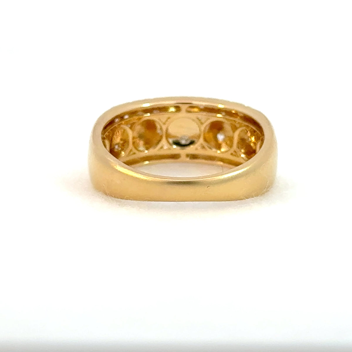 【限定1点】ダイヤモンド K18リング(計0.37ct/4月誕生石)《JRGD2090》