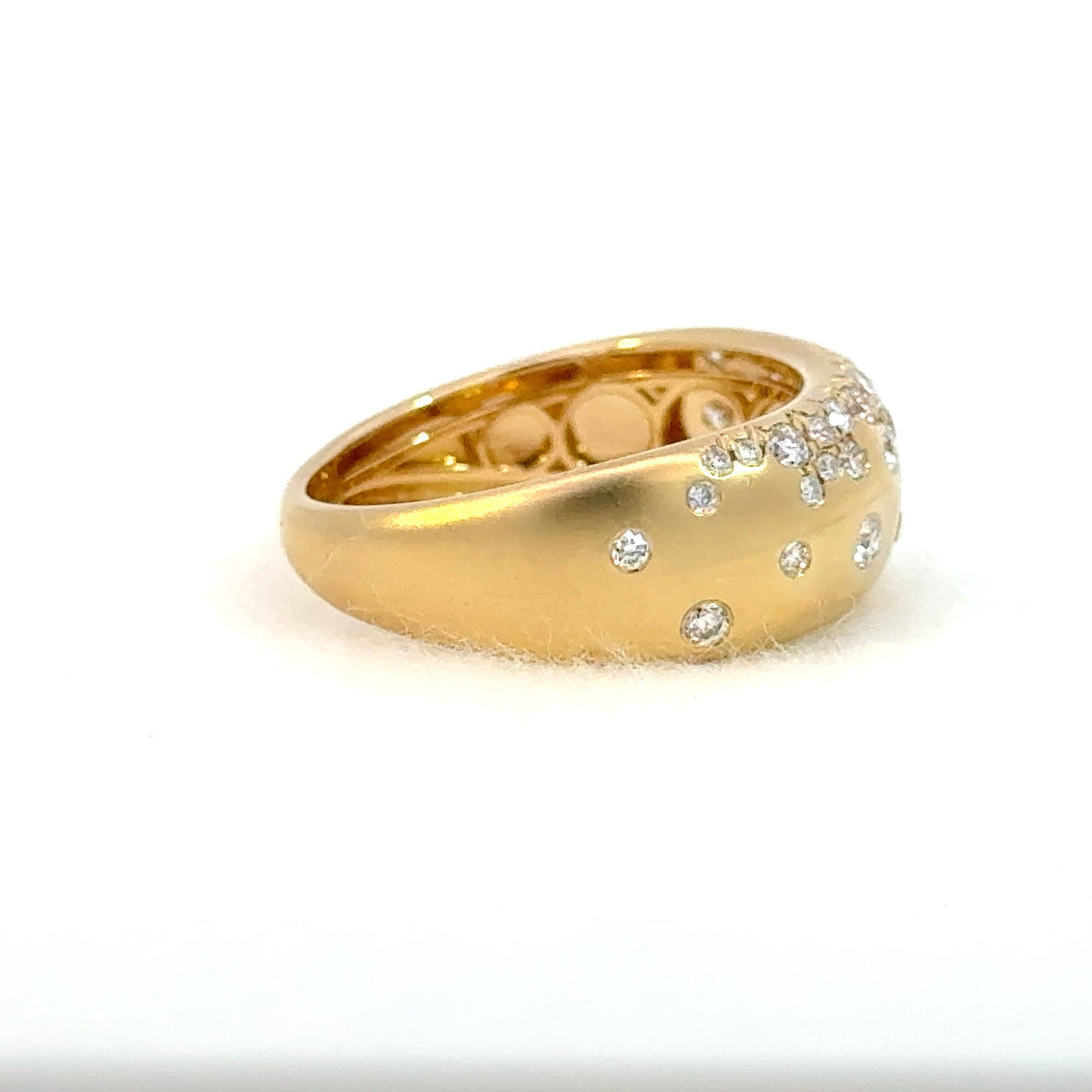 【限定1点】ダイヤモンド K18リング(計0.37ct/4月誕生石)《JRGD2090》