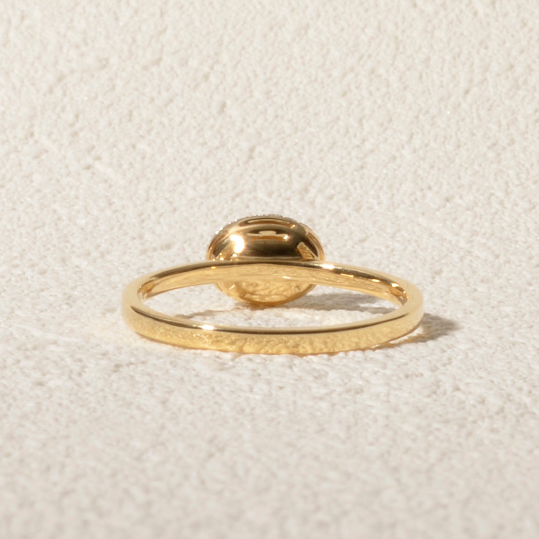 【限定1点】ダイヤモンド K18リング(計0.06ct/4月誕生石)《JRGD2094》
