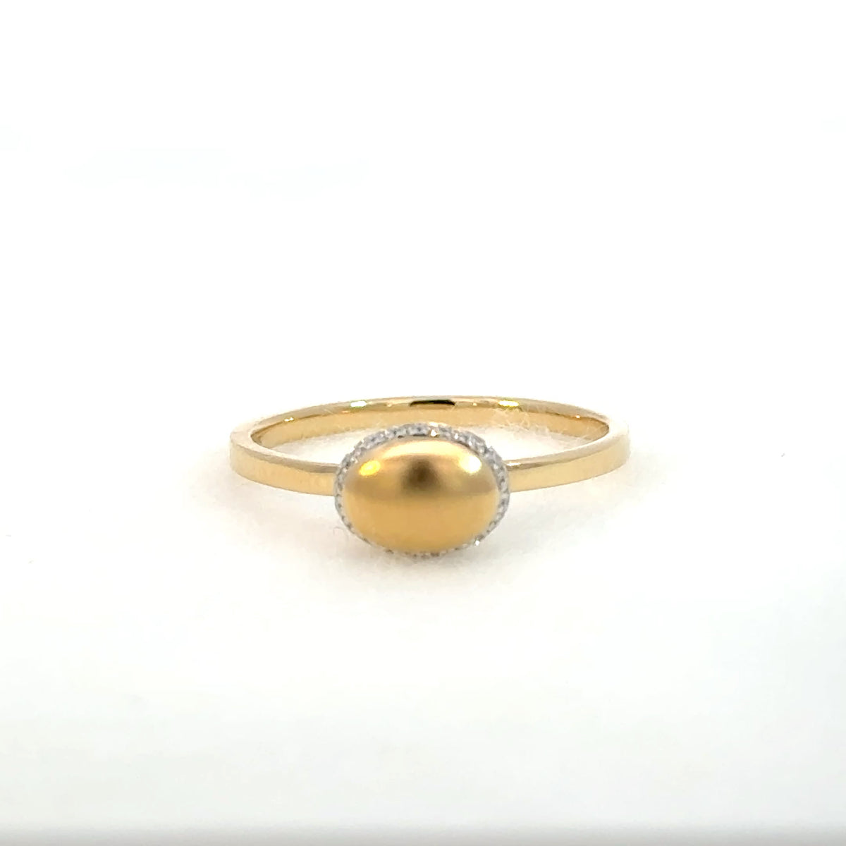 【限定1点】ダイヤモンド K18リング(計0.06ct/4月誕生石)《JRGD2094》