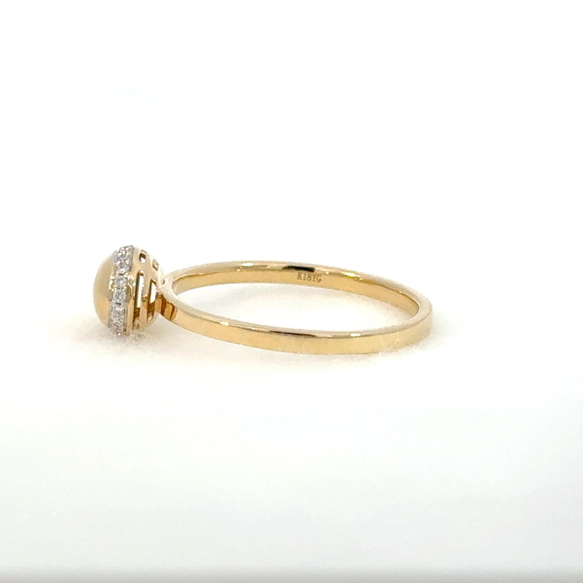 【限定1点】ダイヤモンド K18リング(計0.06ct/4月誕生石)《JRGD2094》