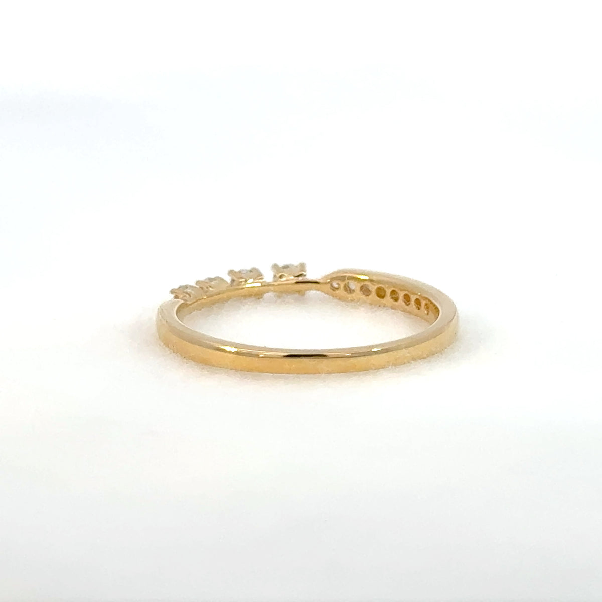 【限定1点】ダイヤモンド K18リング(計0.19ct/4月誕生石)《JRGD2096》