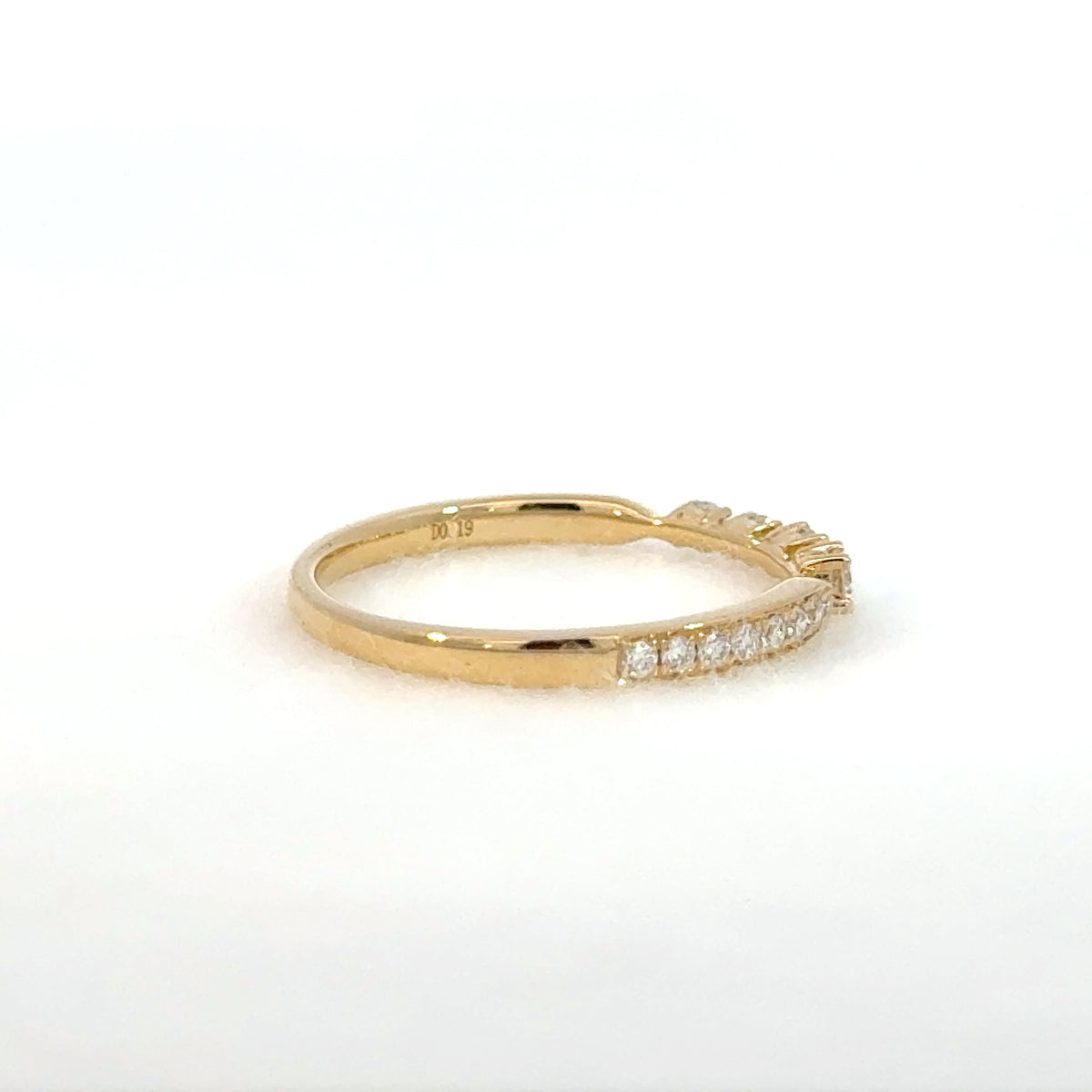 【限定1点】ダイヤモンド K18リング(計0.19ct/4月誕生石)《JRGD2096》