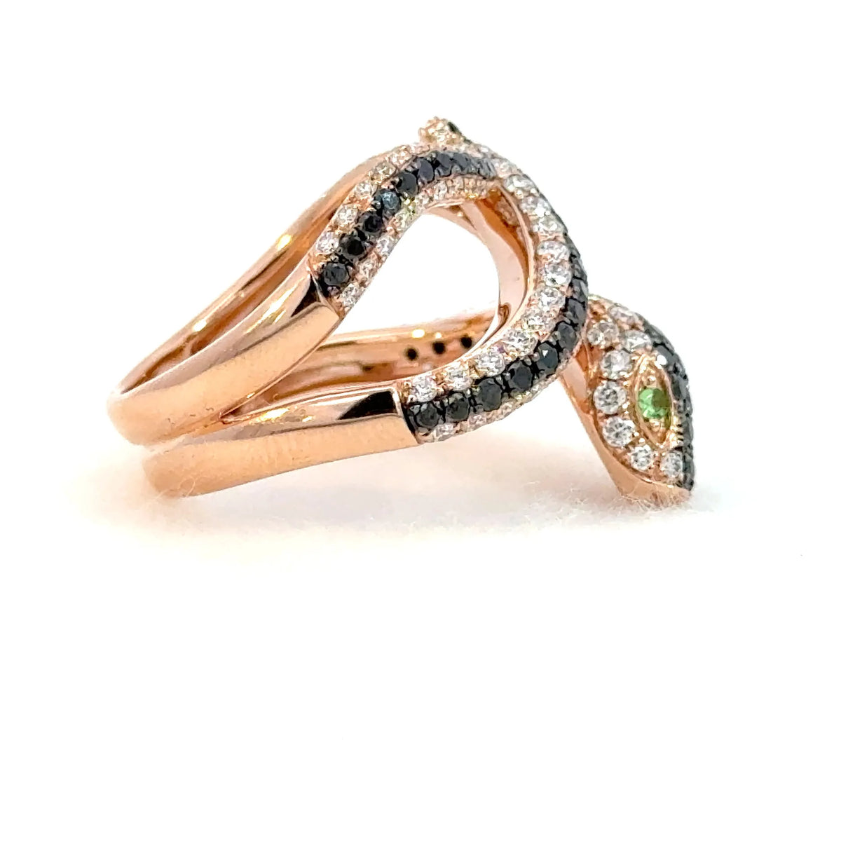【限定1点】ダイヤモンド K18リング(計0.57ct/4月誕生石)《JRGD2103》