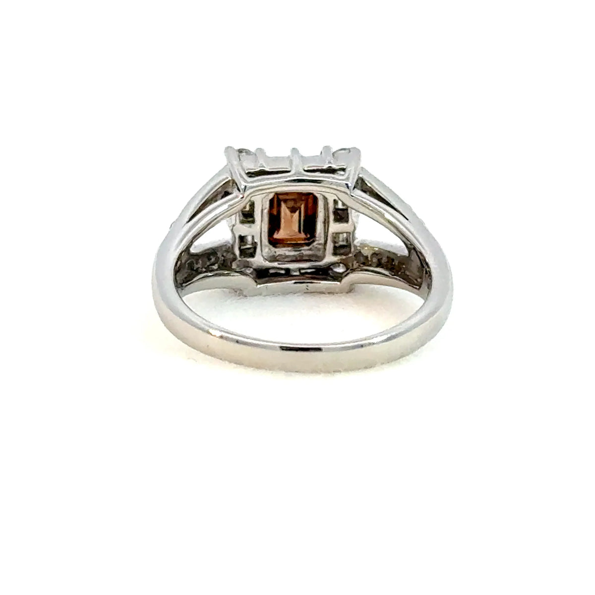 【限定1点】ブラウンダイヤモンド プラチナリング(1.402ct/グレーディングレポート付/4月誕生石)《JRGD2104》