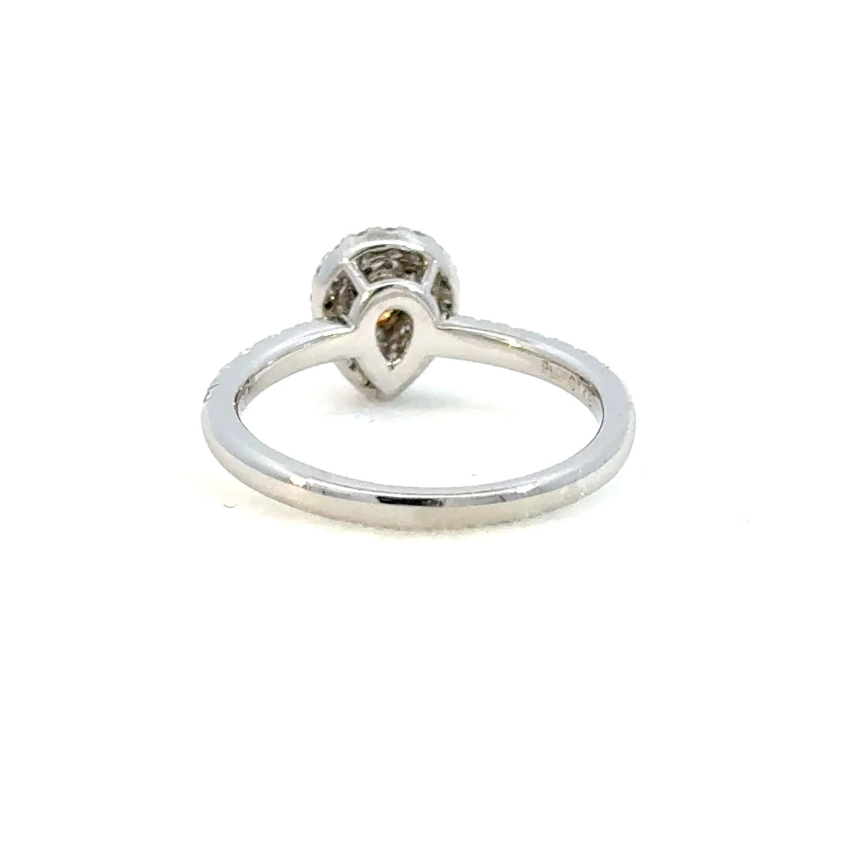 【限定1点】オレンジダイヤモンド プラチナ/K18リング(FVO/0.178ct/グレーディングレポート付/4月誕生石)《JRGD2106》
