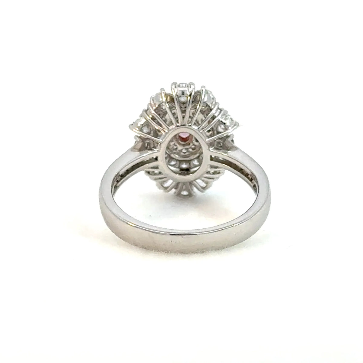 【限定1点】ピンクダイヤモンド/ダイヤモンド プラチナ/K18リング(FVP/0.117ct/グレーディングレポート付/4月誕生石)《JRGD2118》