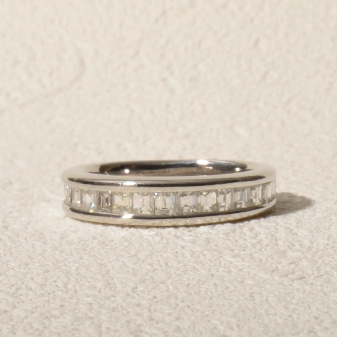 【限定1点】ダイヤモンド プラチナリング(計1.06ct/4月誕生石)《JRGD2125》