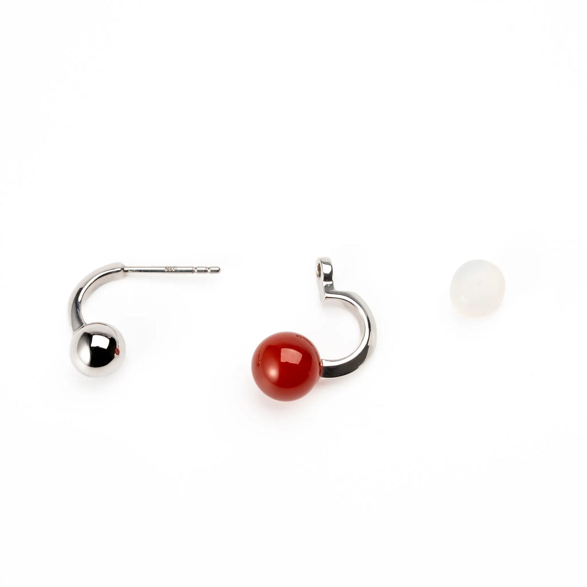 カーネリアン シルバーピアス《M0010099》