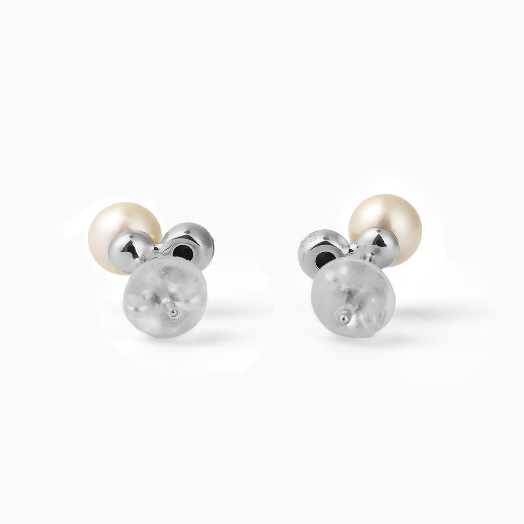 アコヤ真珠プラチナ　ピアス パール プラチナピアス(アコヤ真珠/4.5mm/6月誕生石)《22T10297