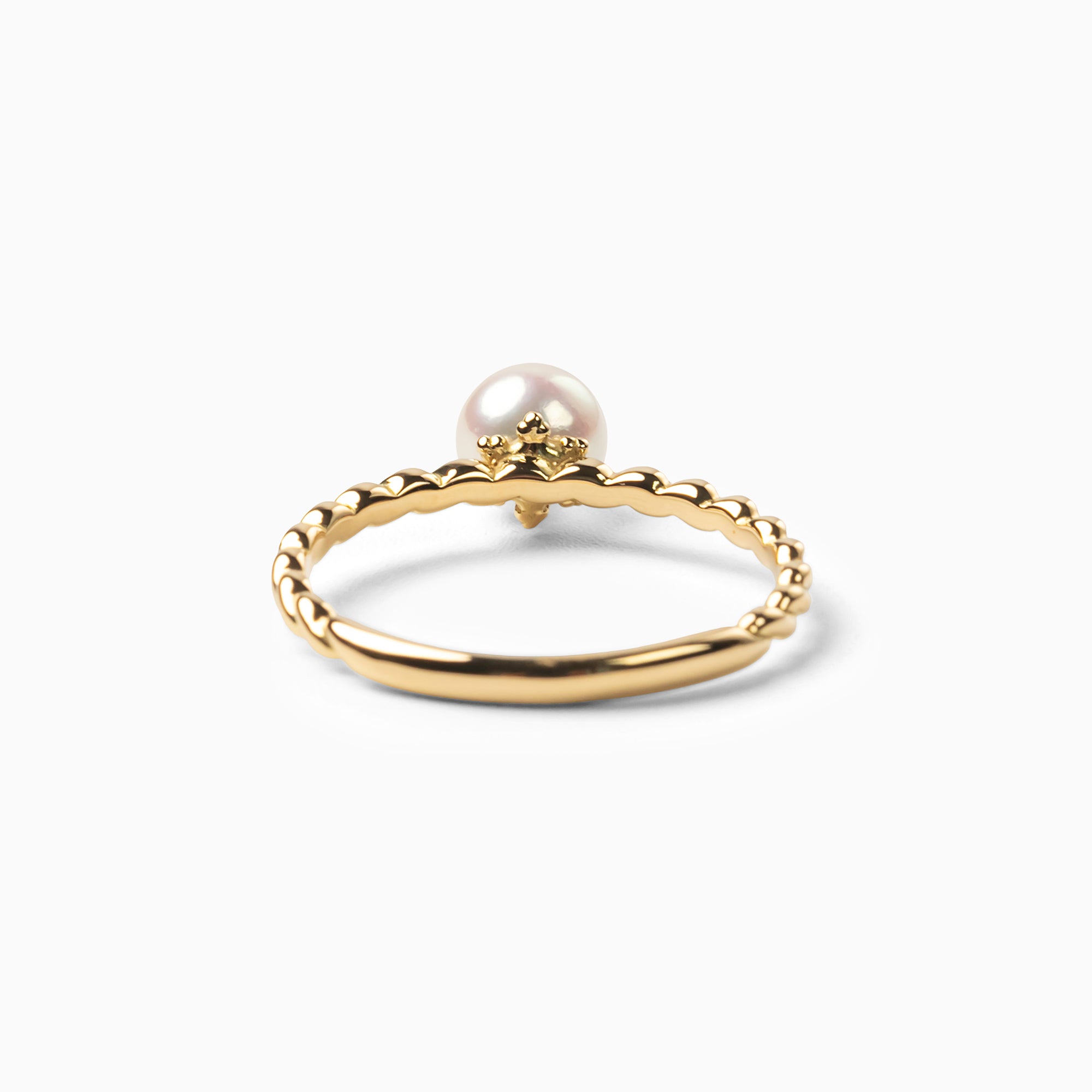 パール K18リング(アコヤ真珠/5mm/6月誕生石)〈M0110001〉