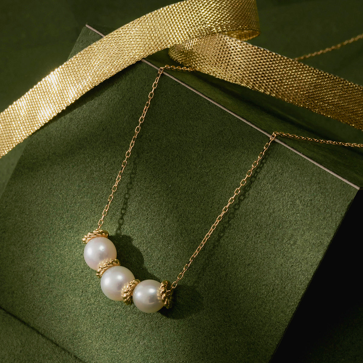 パール K18ネックレス(アコヤ真珠/6.5mm/6月誕生石)〈M0110003〉