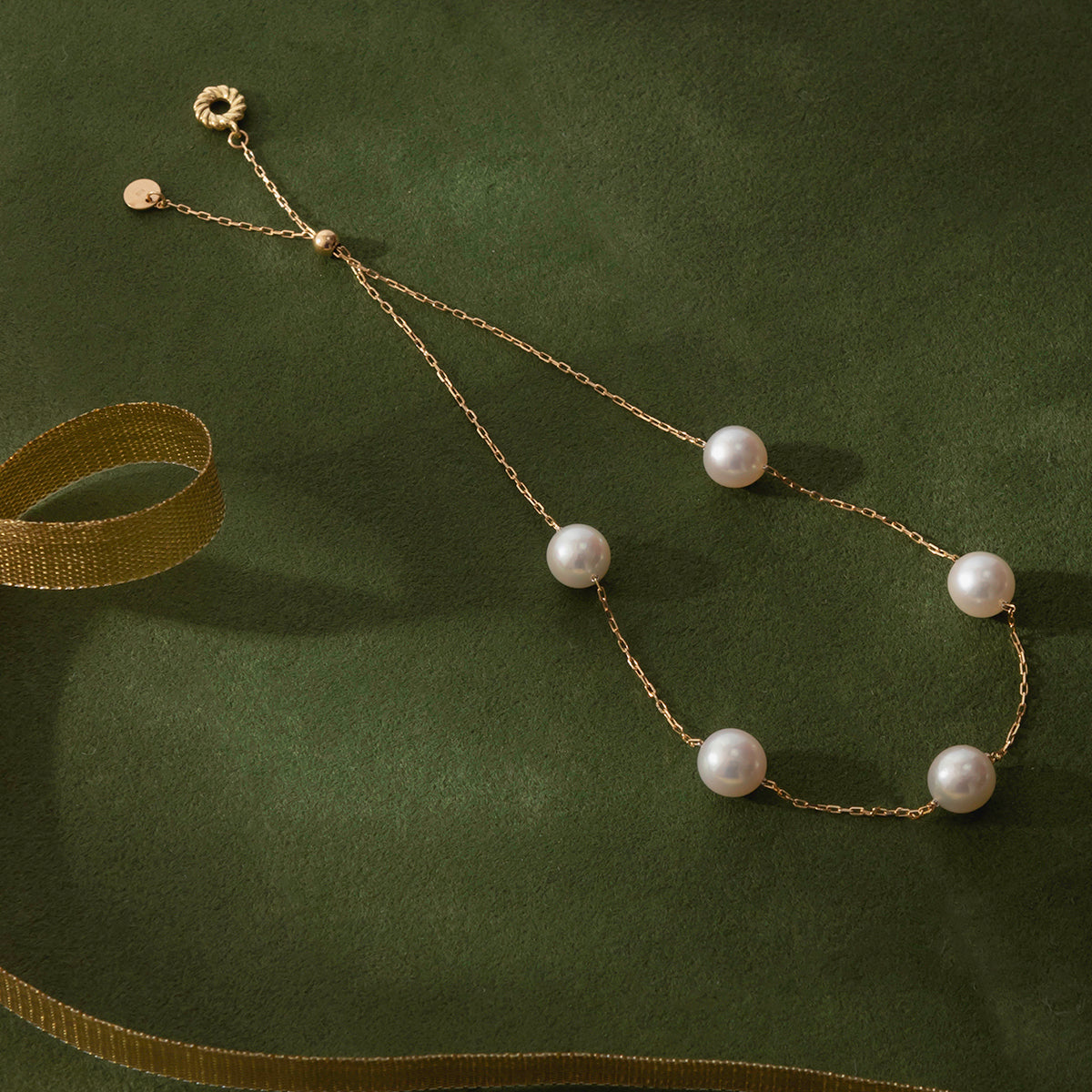 パール K18ブレスレット(アコヤ真珠/6.5mm/6月誕生石)〈M0110009〉