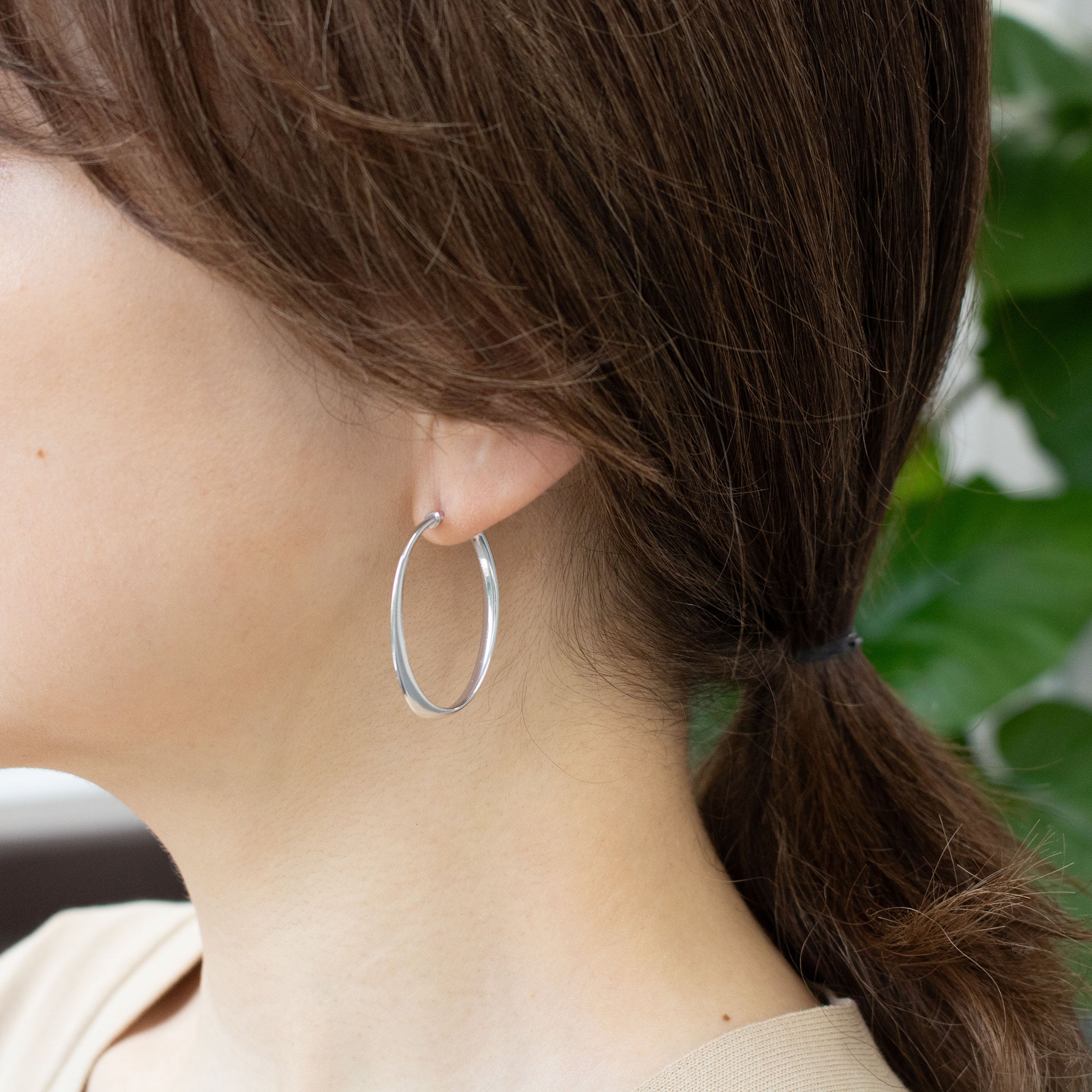 シルバーピアス(フープ)《M0120004》