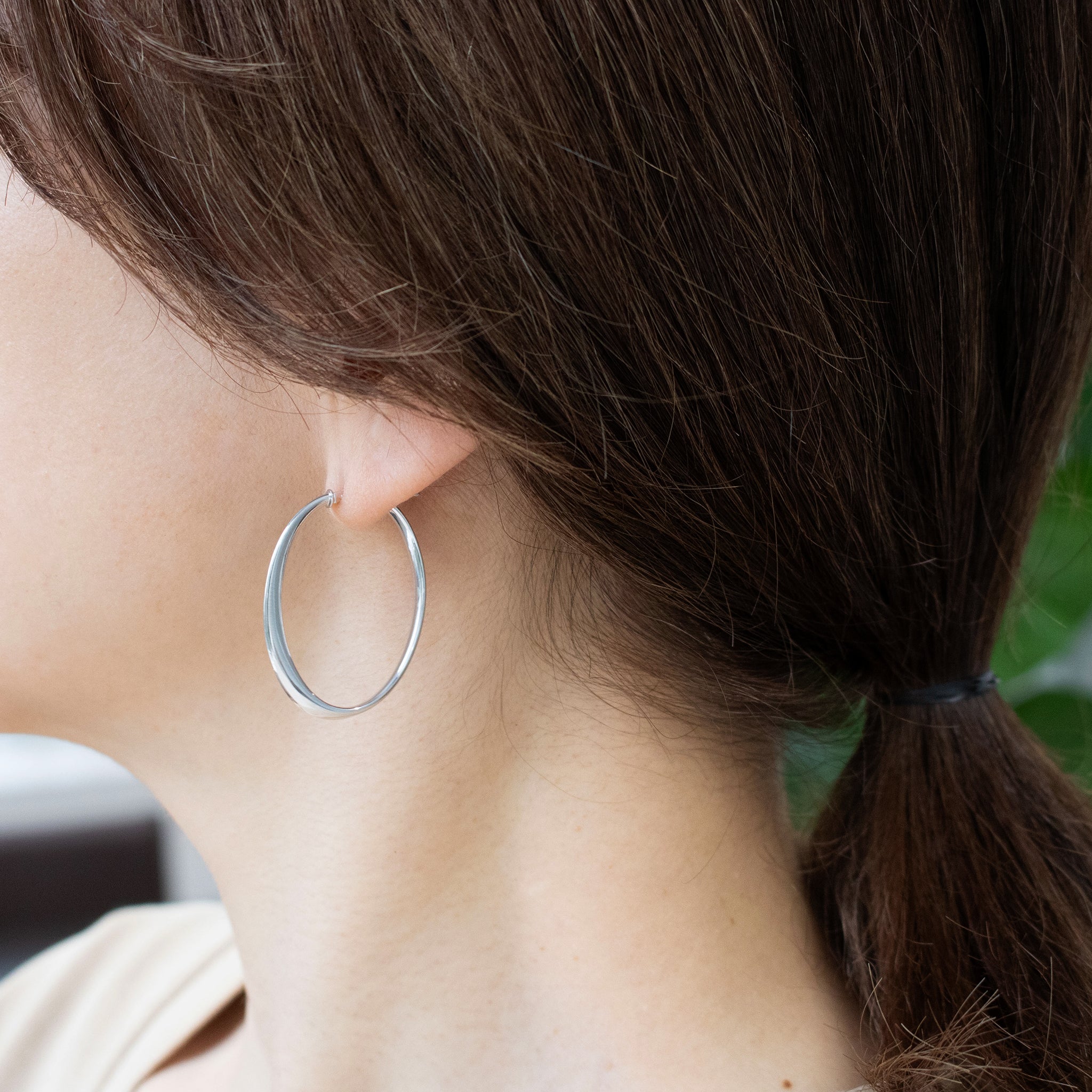 シルバーピアス(フープ)《M0120004》