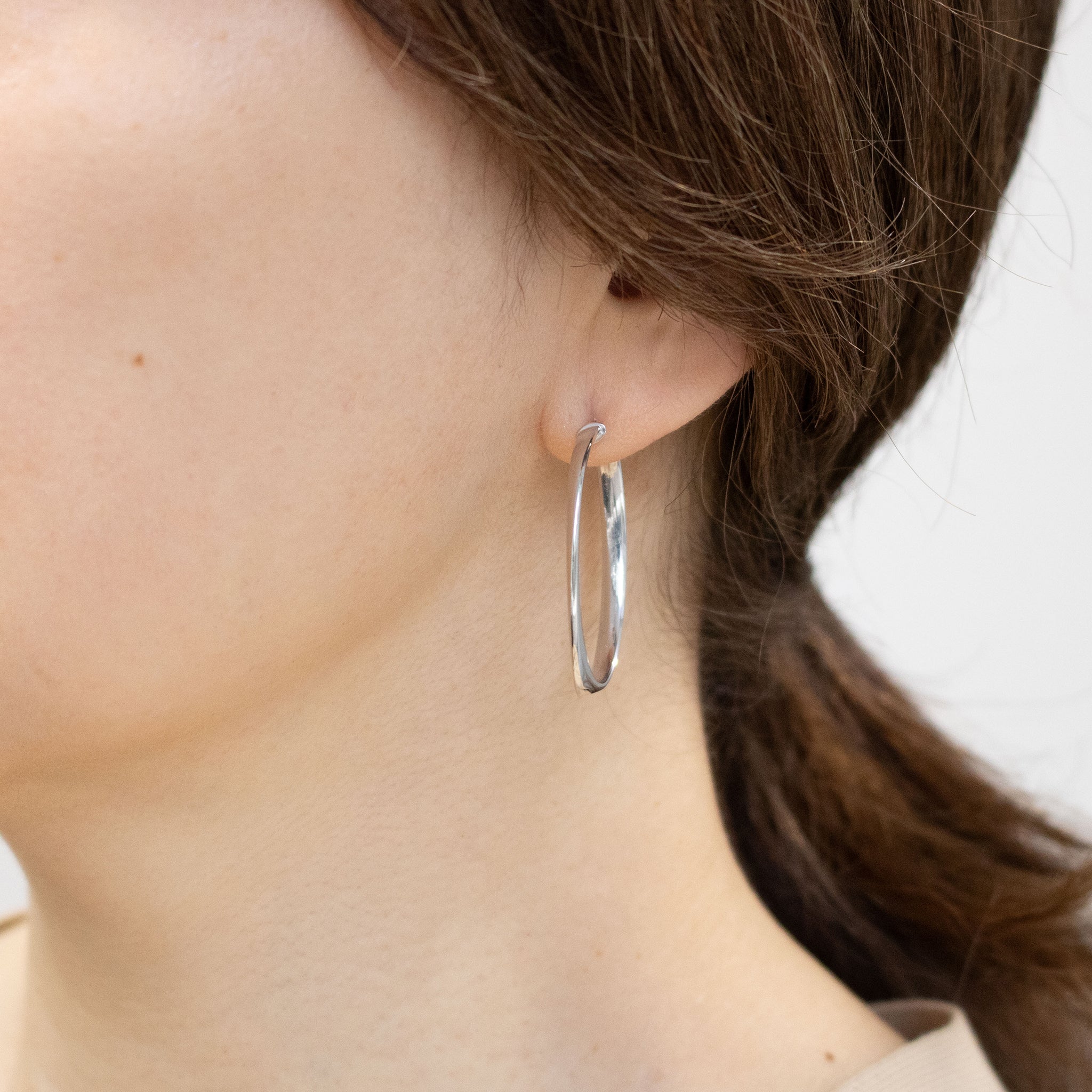 シルバーピアス(フープ)《M0120004》