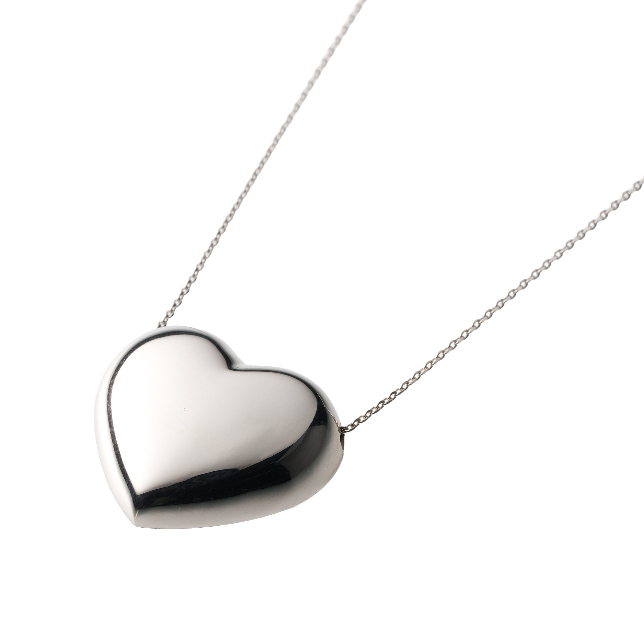 シルバーネックレス(ハートモチーフ)《M0120016》