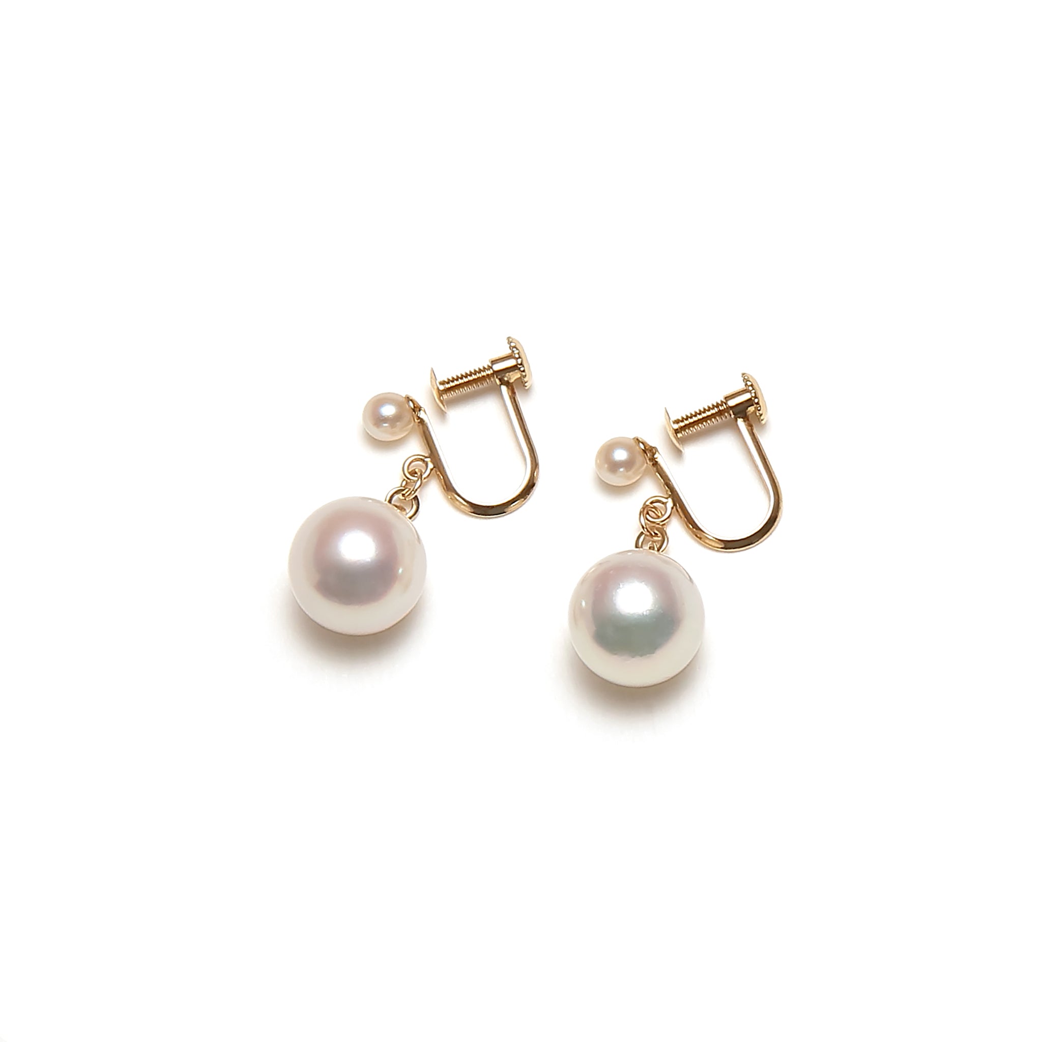 パール K14イヤリング(アコヤ真珠/6月誕生石)《M0130003》