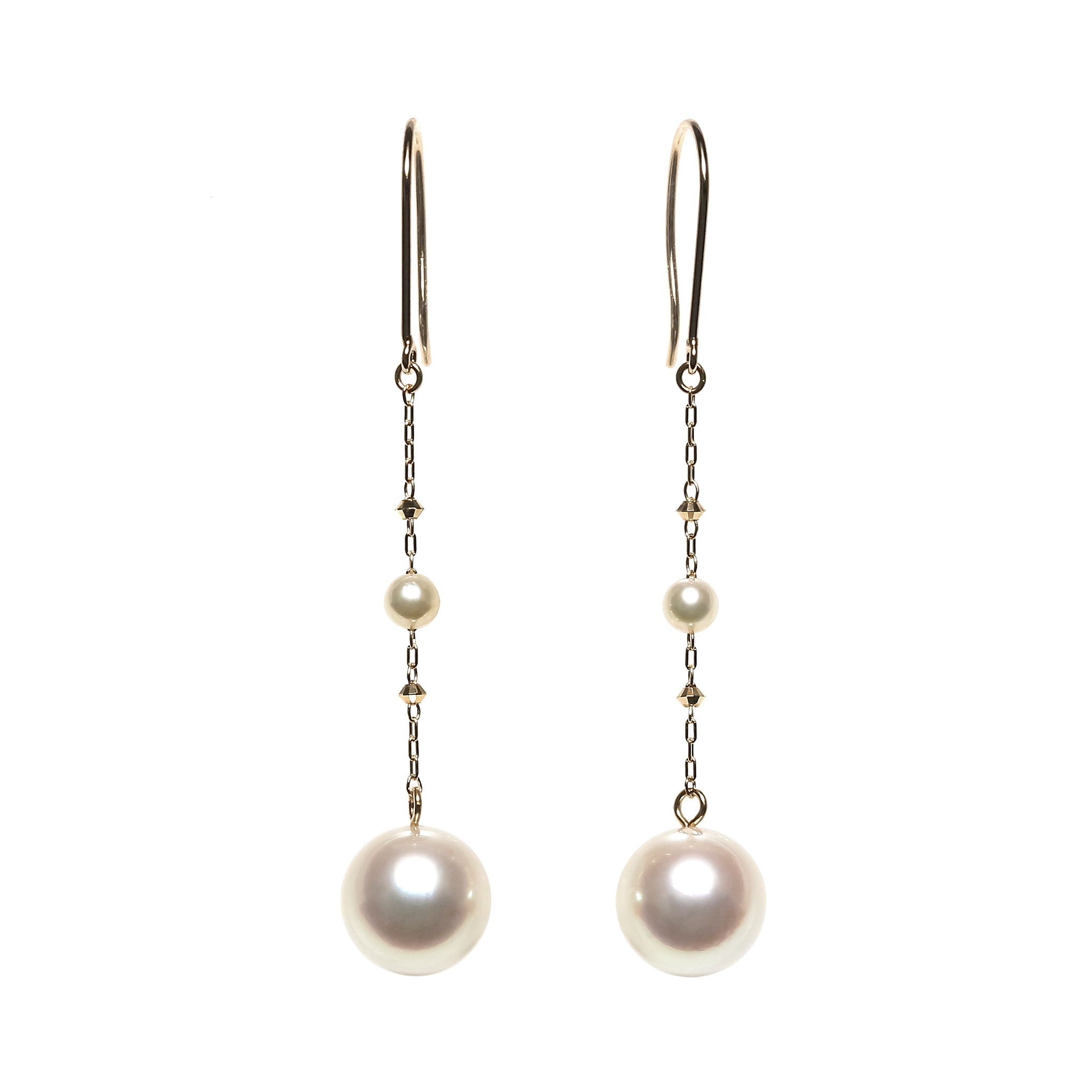 パール K14ピアス(アコヤ真珠/6月誕生石)《M0130004》