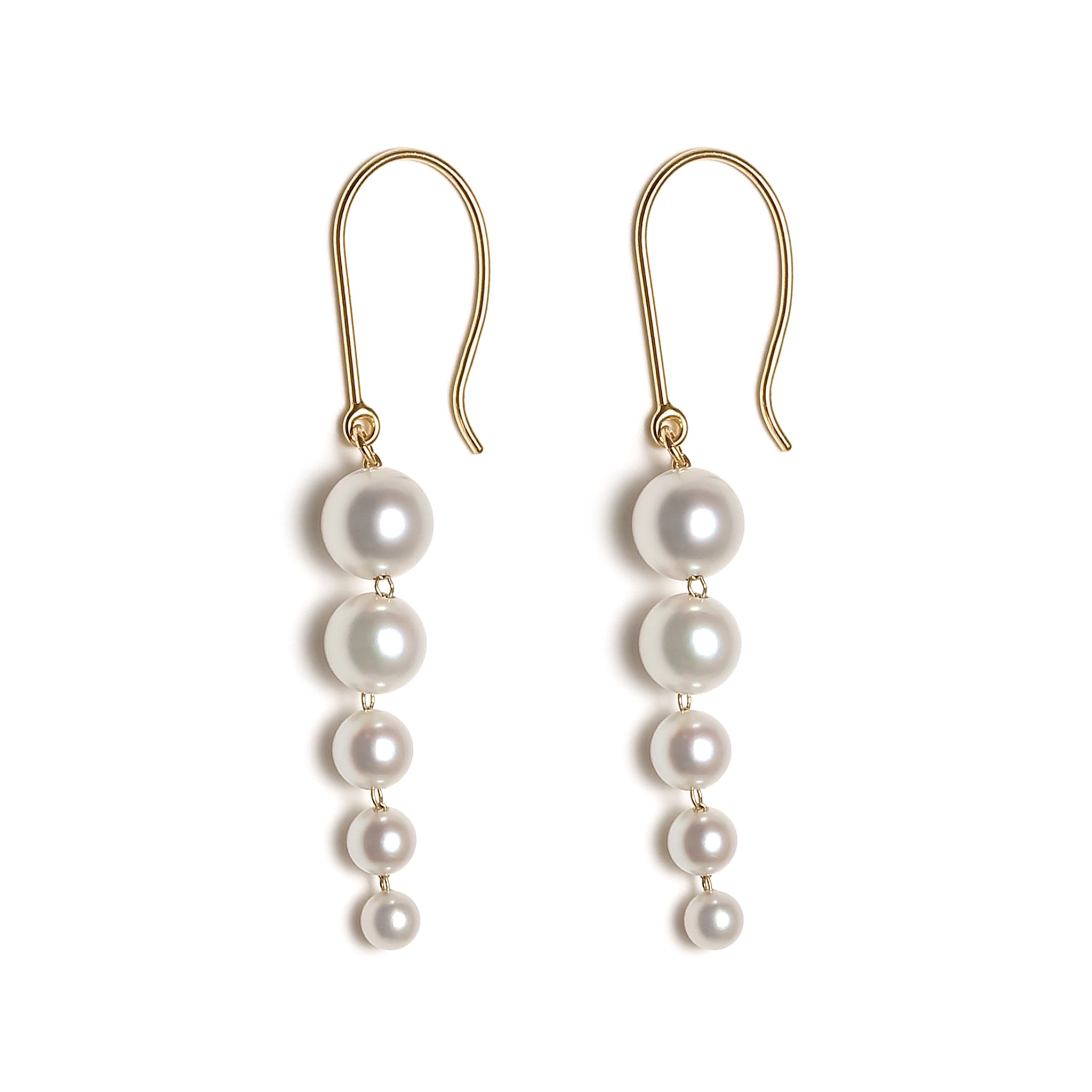 パール K14ピアス(アコヤ真珠/6月誕生石)《M0130007》