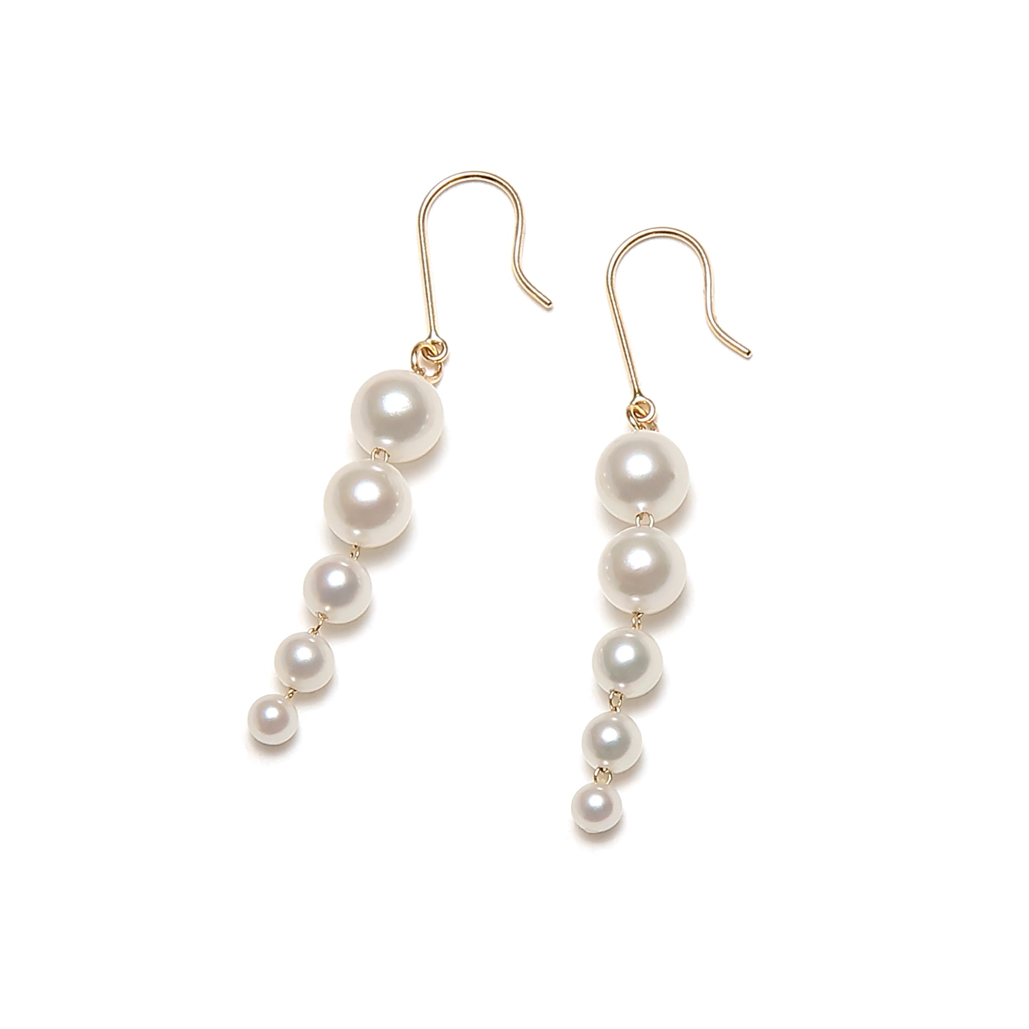 パール K14ピアス(アコヤ真珠/6月誕生石)《M0130007》