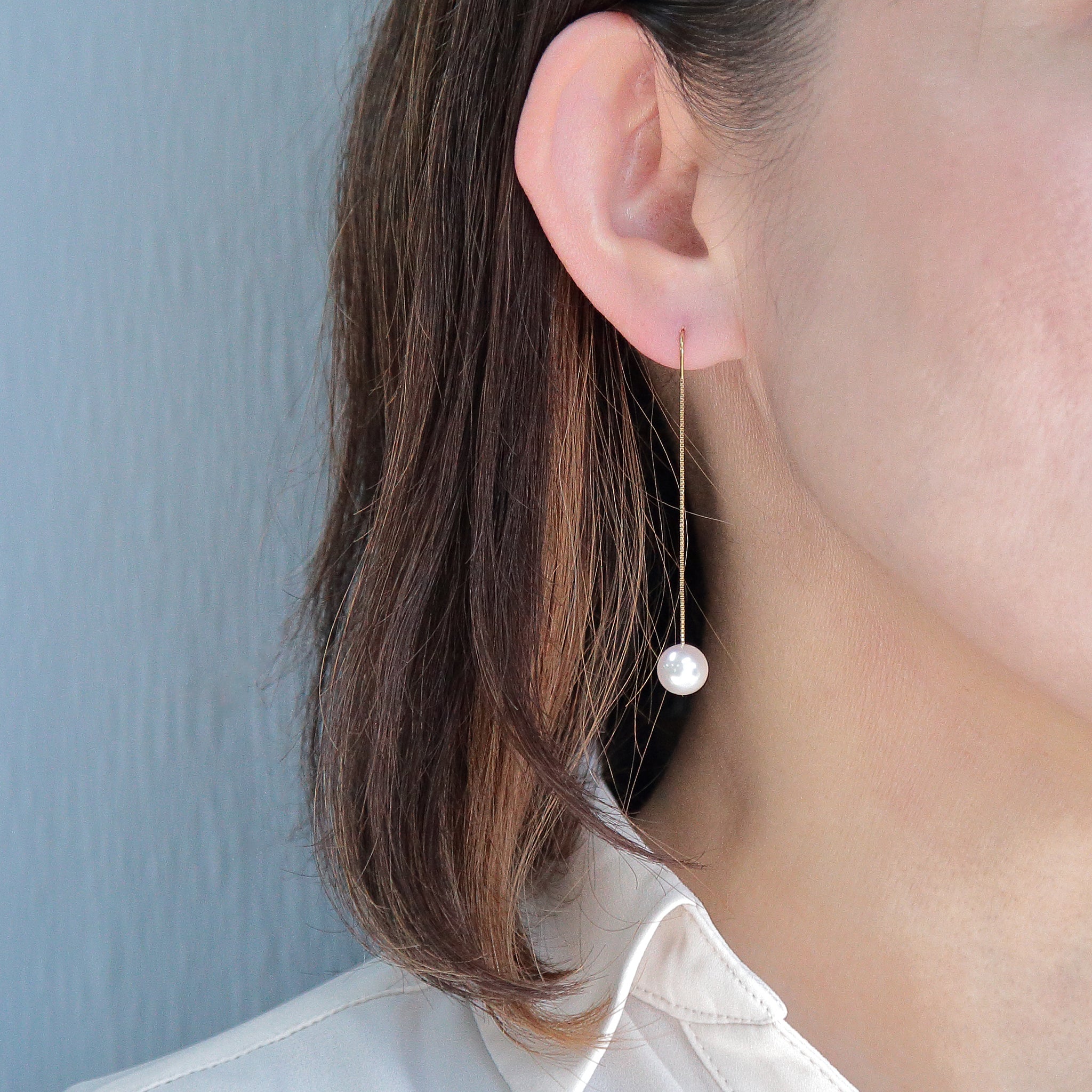 【限定10点】パール K14ピアス(アコヤ真珠/6月誕生石)《M0130008》