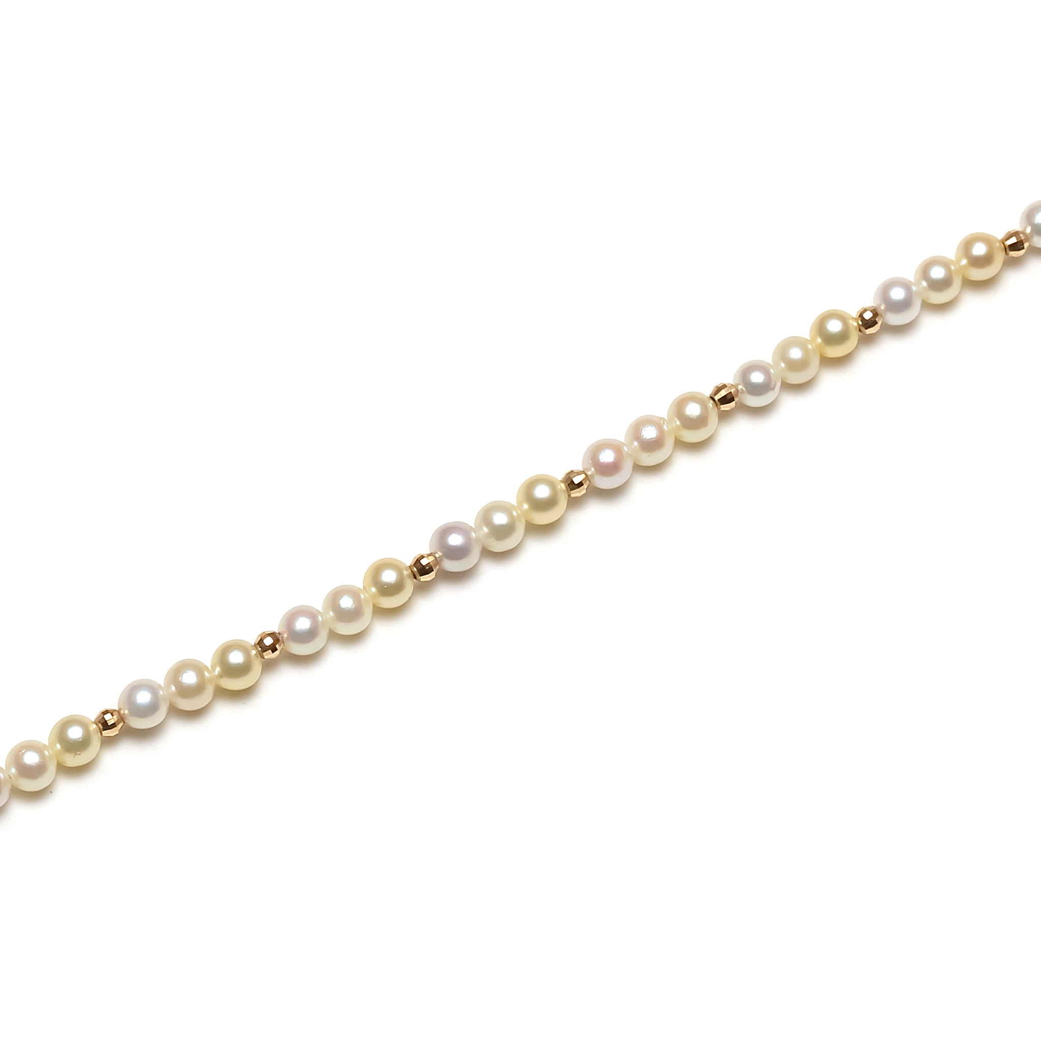 【限定5点】パール K18ネックレス(アコヤ真珠/6月誕生石)《M0130011》