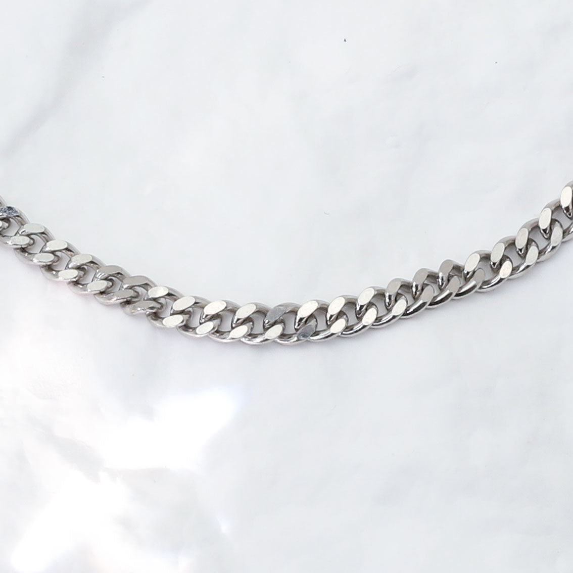 【2点限定】プラチナブレスレット(喜平2面シングルカット/10g/18cm)≪WBCY4305≫
