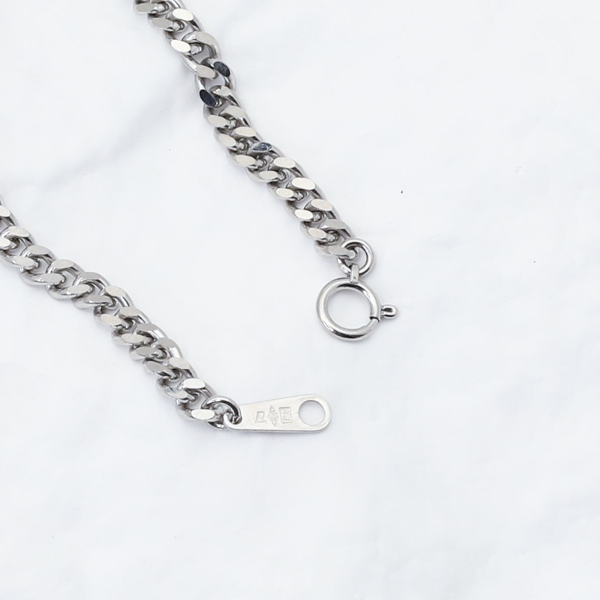【2点限定】プラチナブレスレット(喜平2面シングルカット/10g/18cm)≪WBCY4305≫