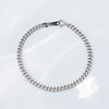 【5点限定】プラチナブレスレット(喜平/2面シングルカット/10g/18cm)≪JBCY2035≫